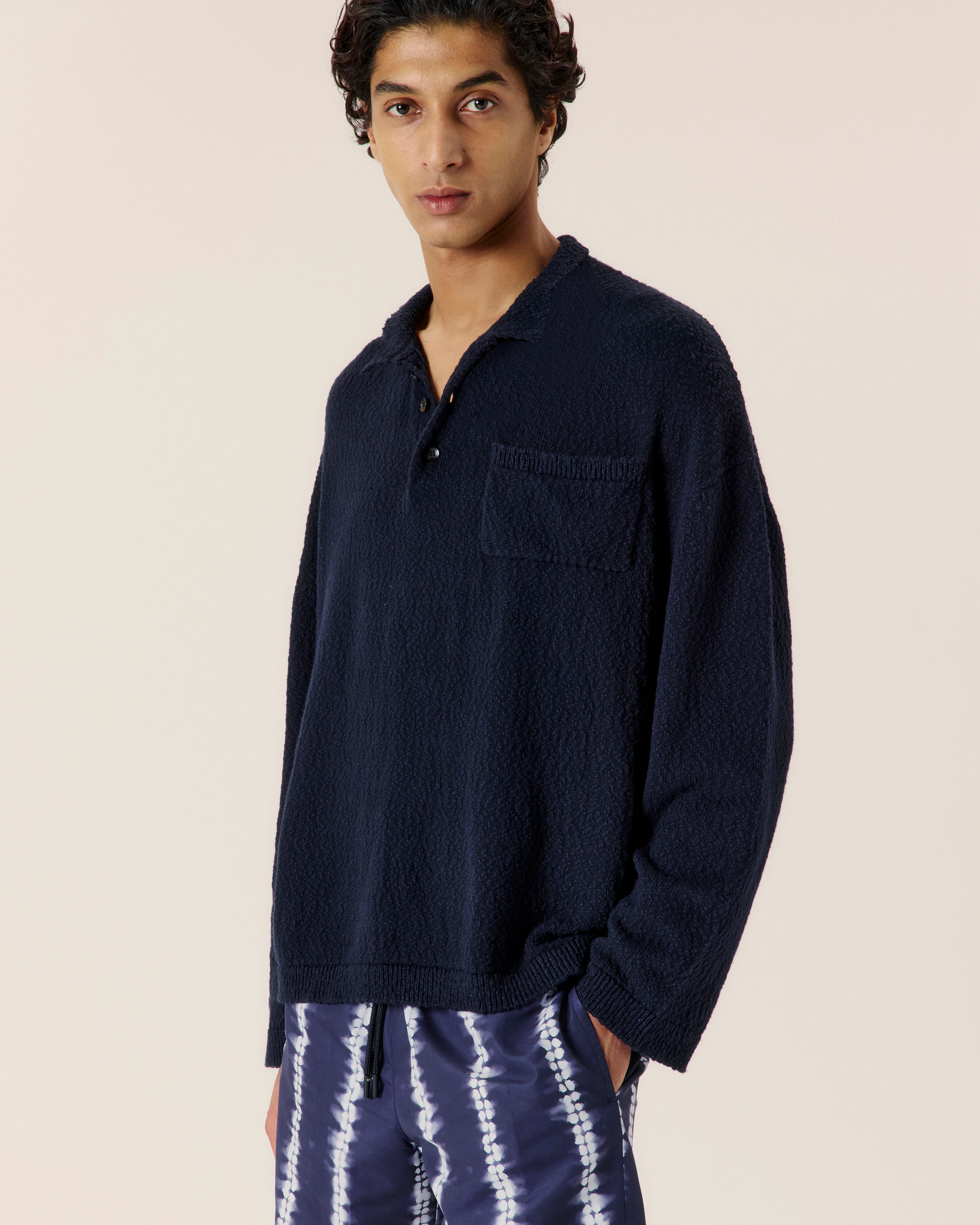 Boxy Polo Knit - Image 3