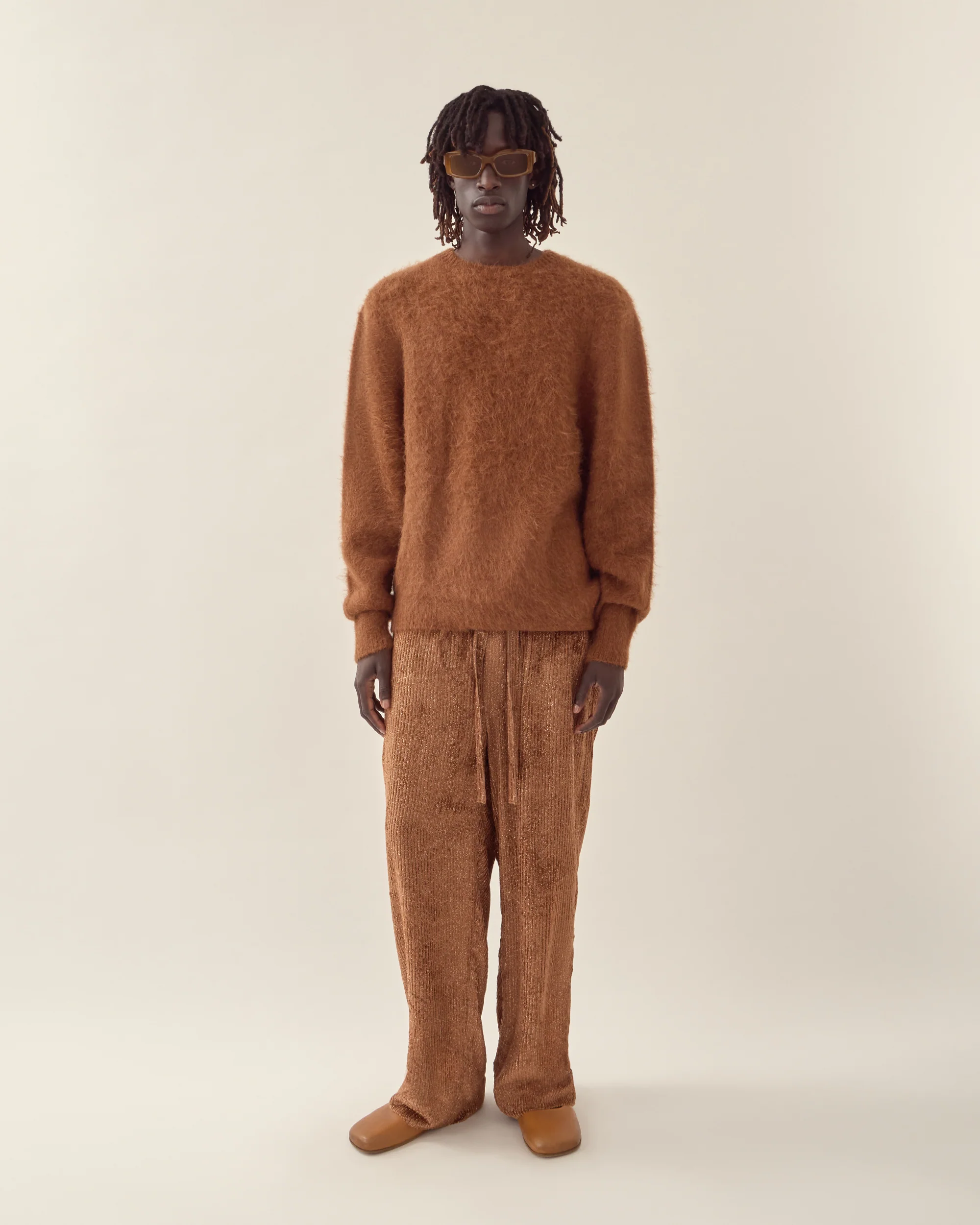 Burnt Orange Corduroy Trouser