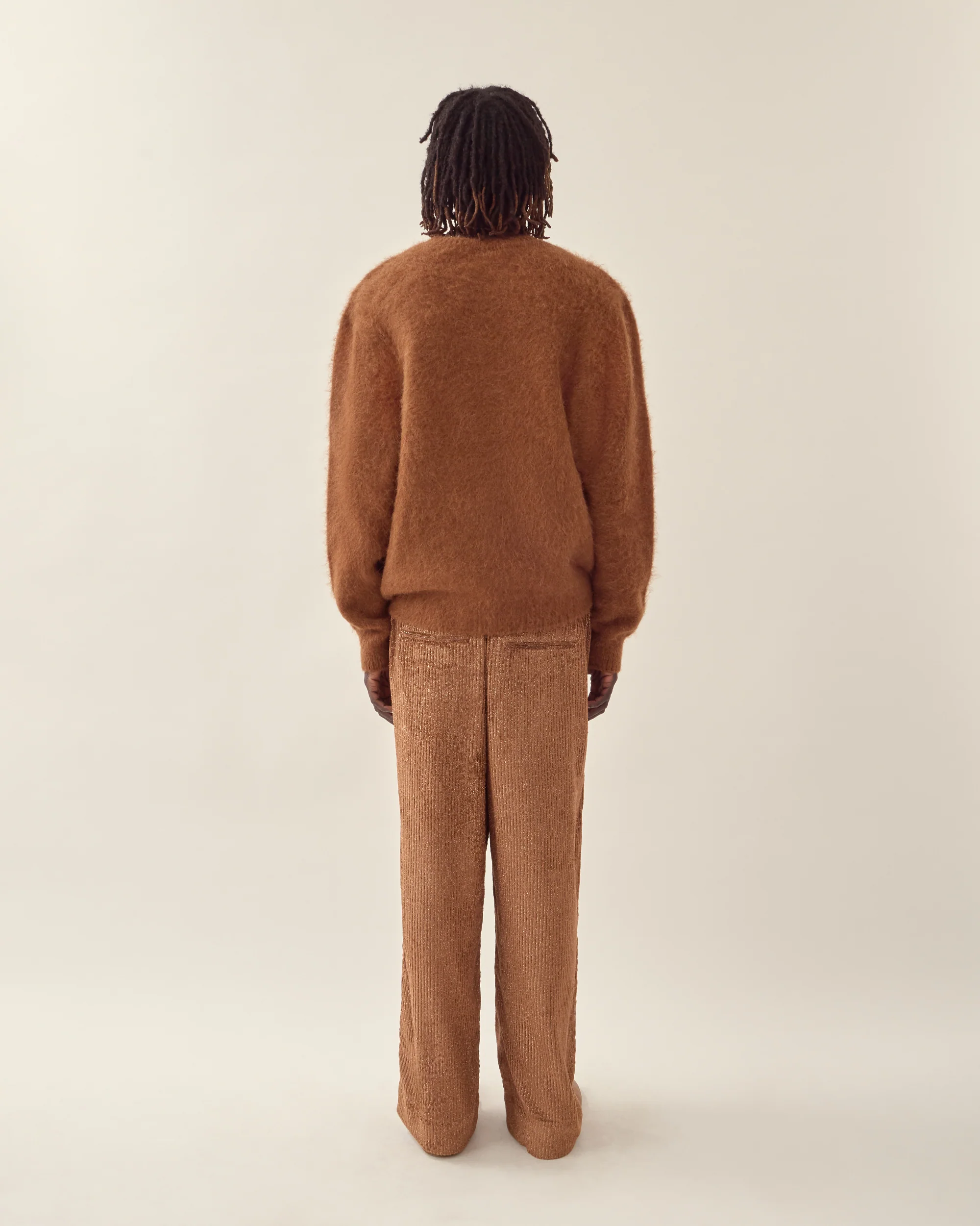 Burnt Orange Corduroy Trouser - Image 5
