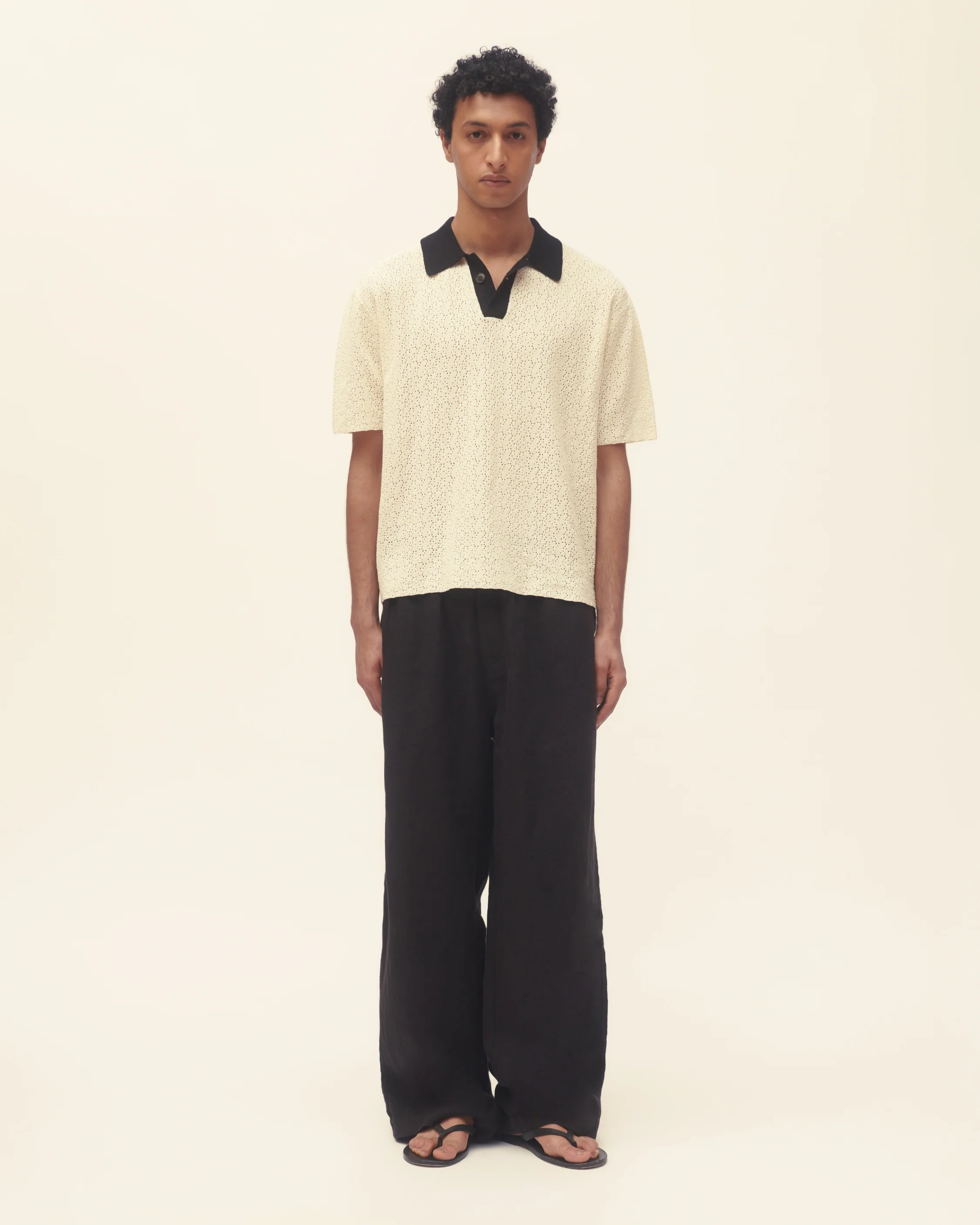 Button Through Polo Knit - Image 2