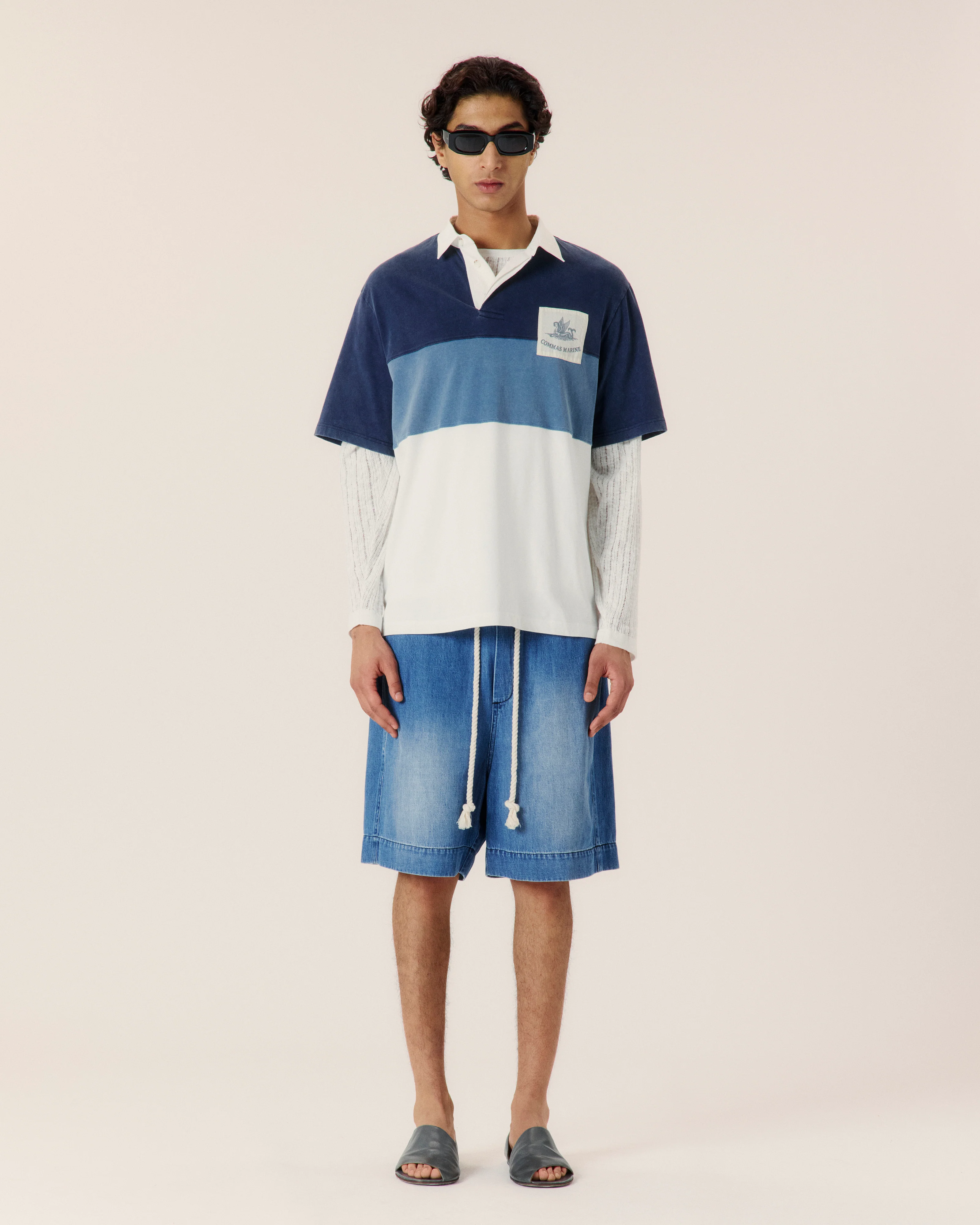 Cotton Hemp Denim Short - Image 2