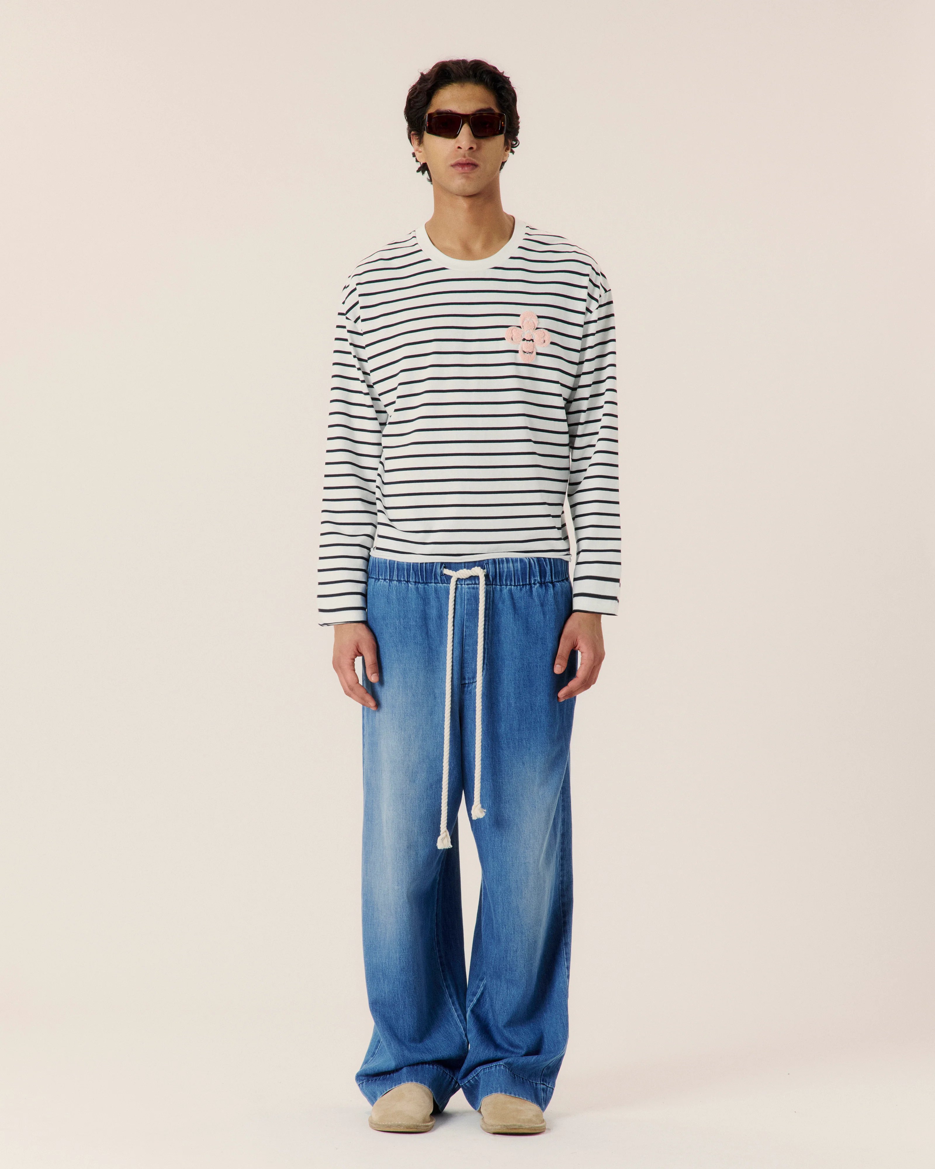 Cotton Hemp Denim Trouser - Image 2