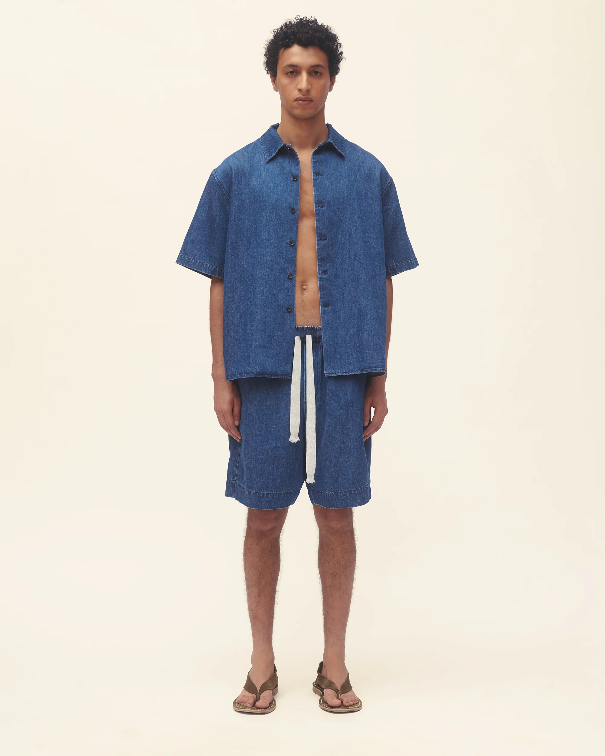 Denim Walk Shorts Denim - Image 3