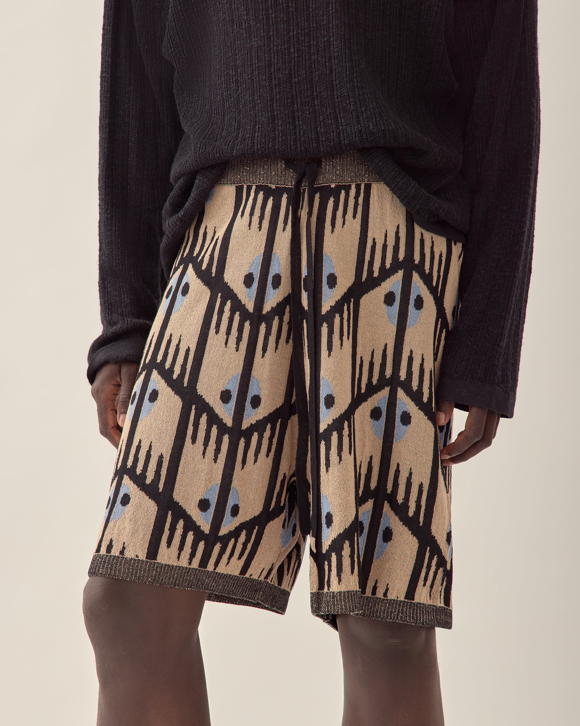 Geometric Jacquard Short - Image 2