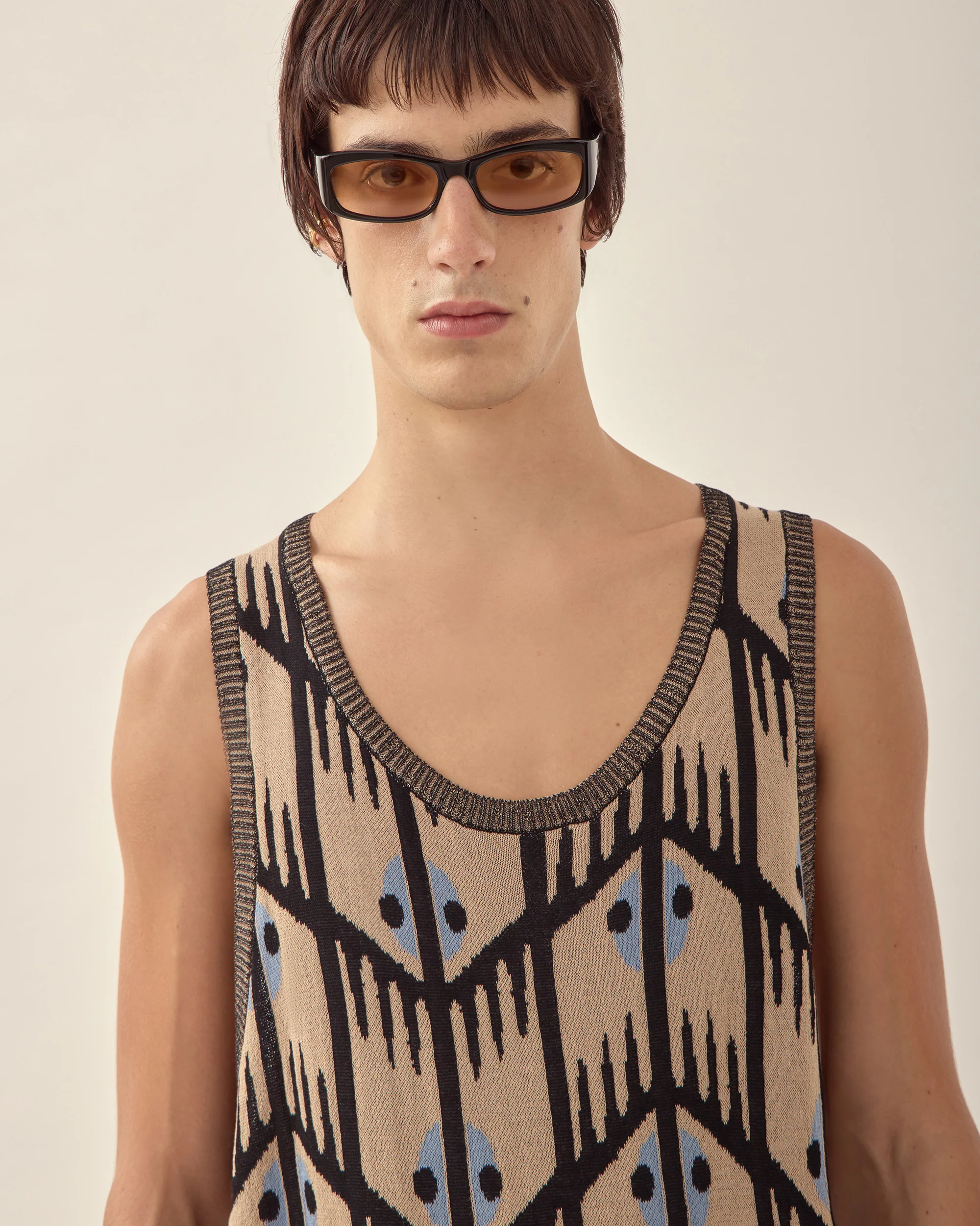 Geometric Jacquard Tank - Image 2