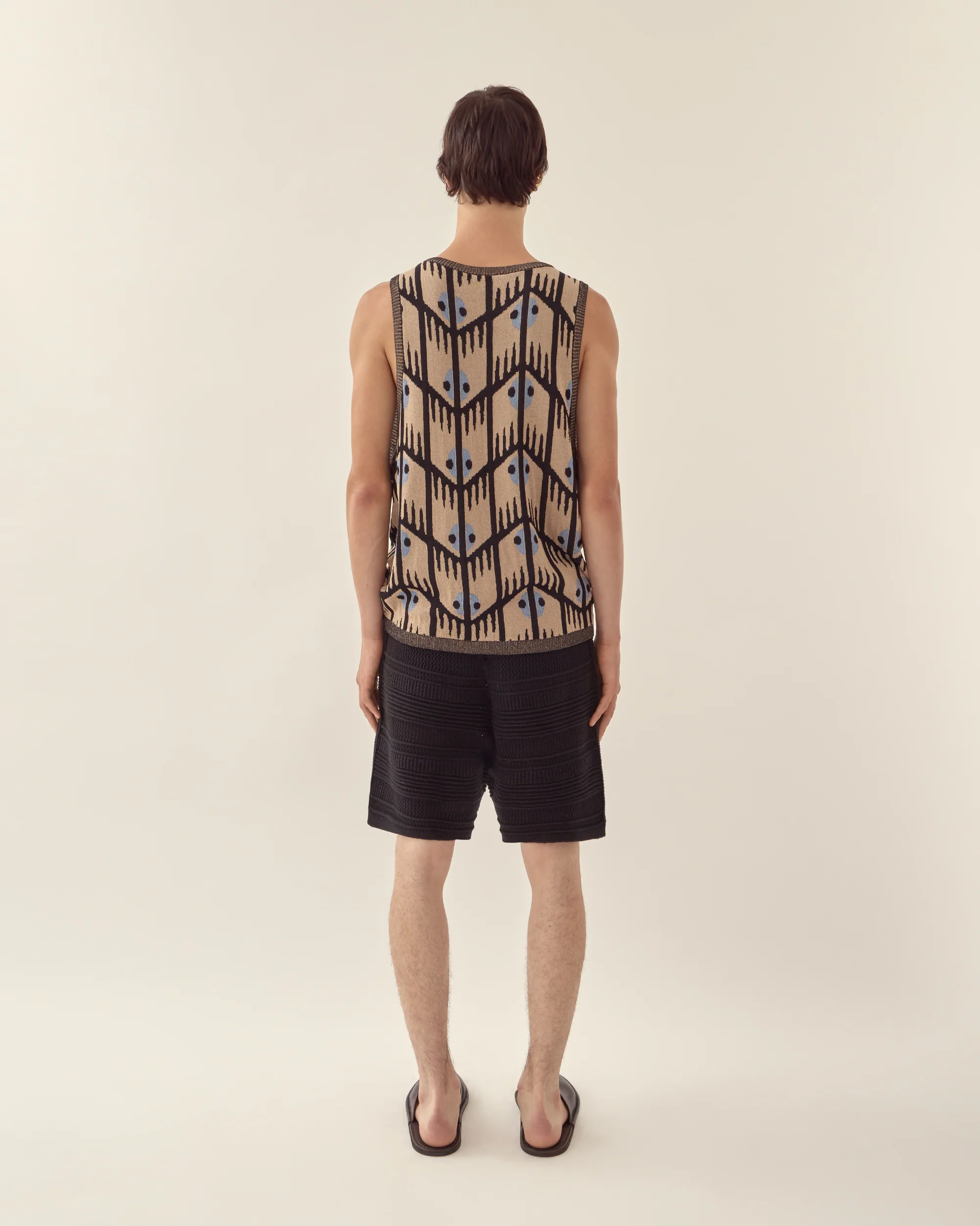 Geometric Jacquard Tank - Image 4