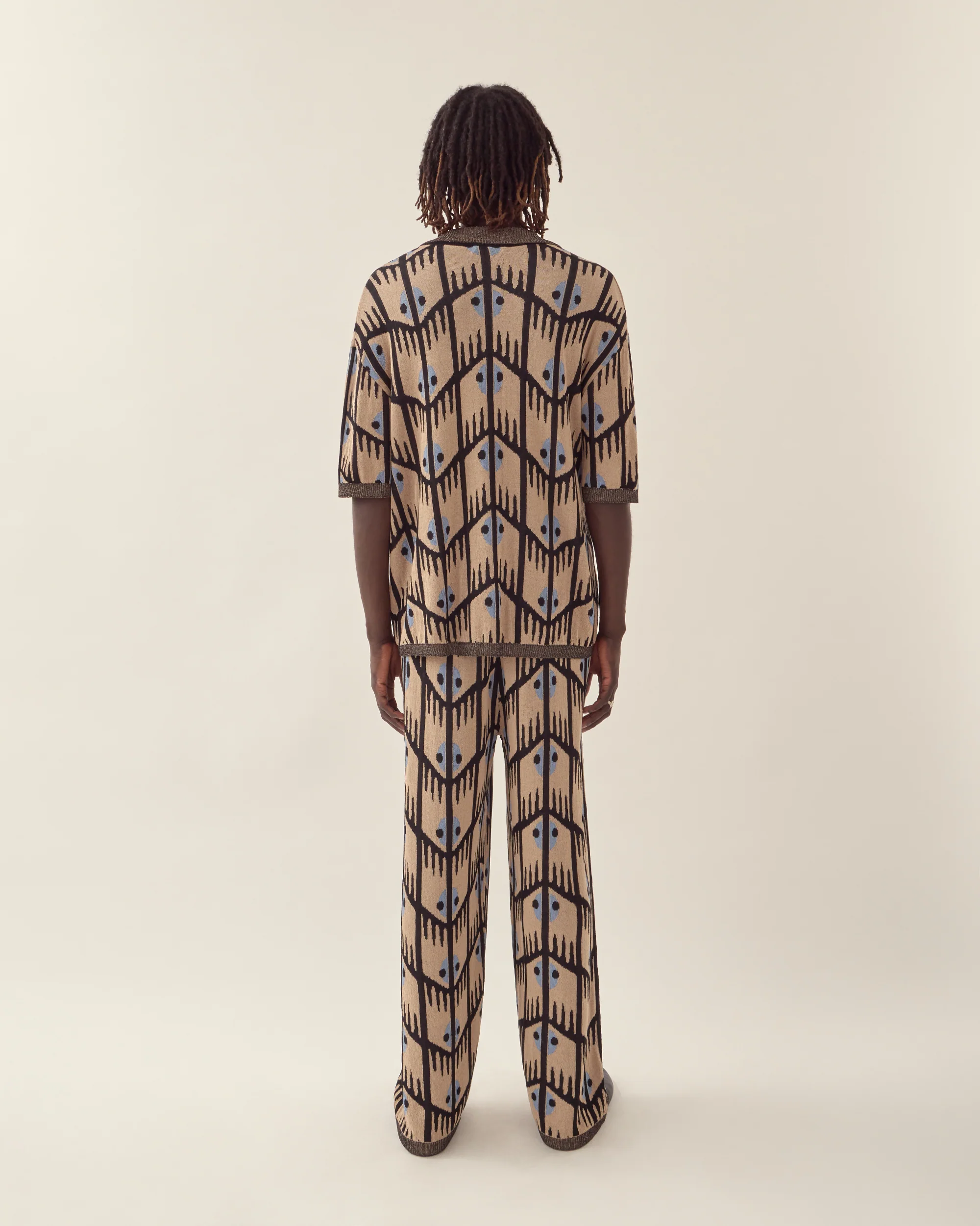 Geometric Jacquard Trouser - Image 4