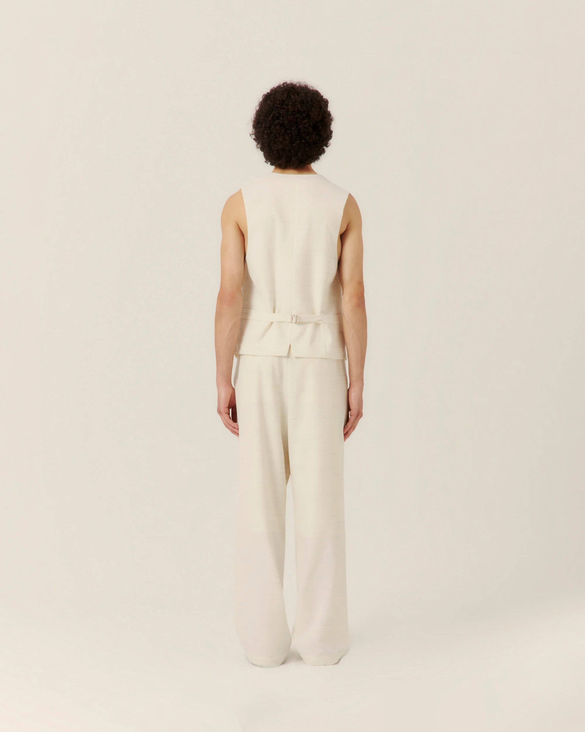 Heathered Tailored Trouser - Image 3