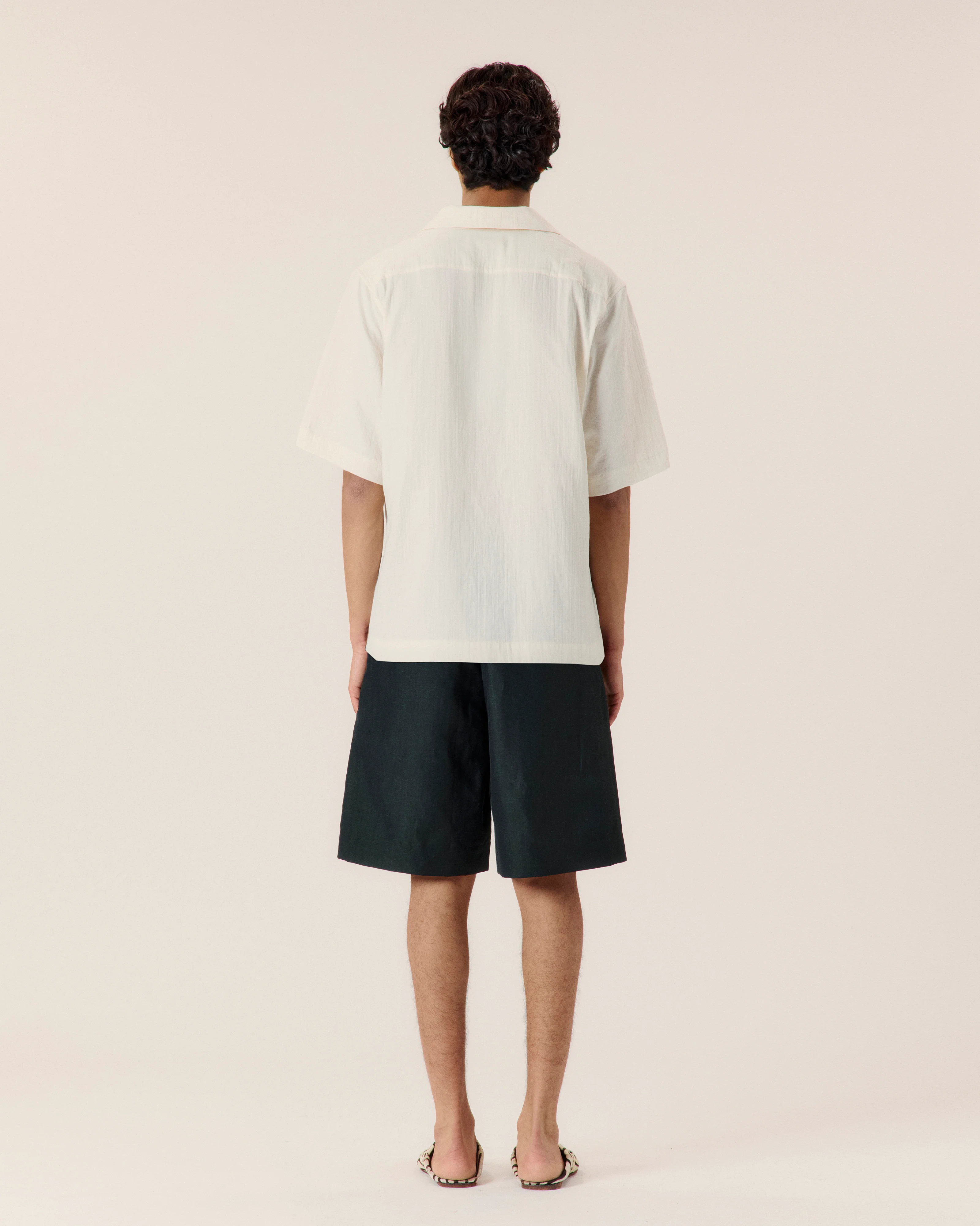Island Embroidery Bowling Shirt - Image 2