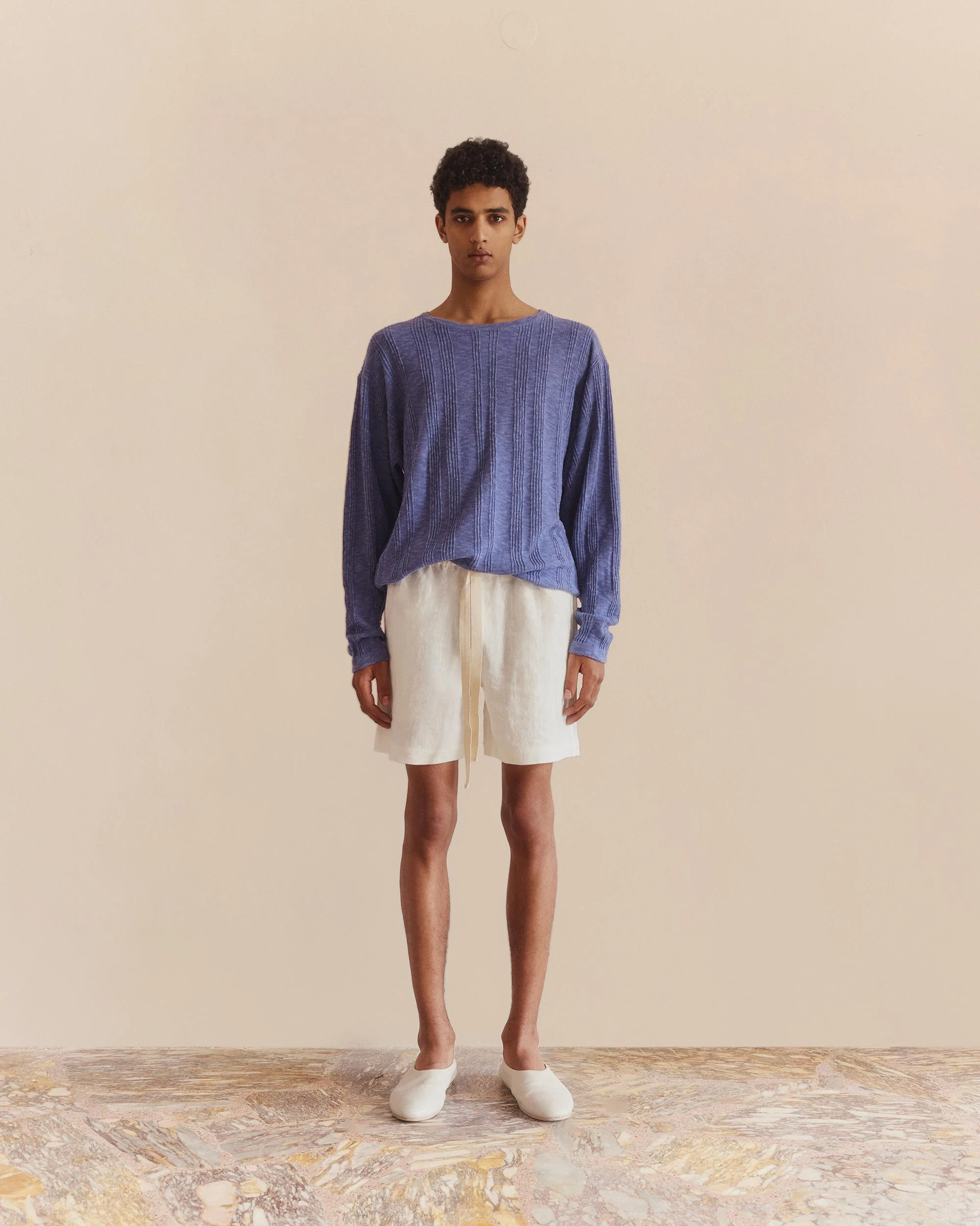 Linen Lounge Shorts - Image 7