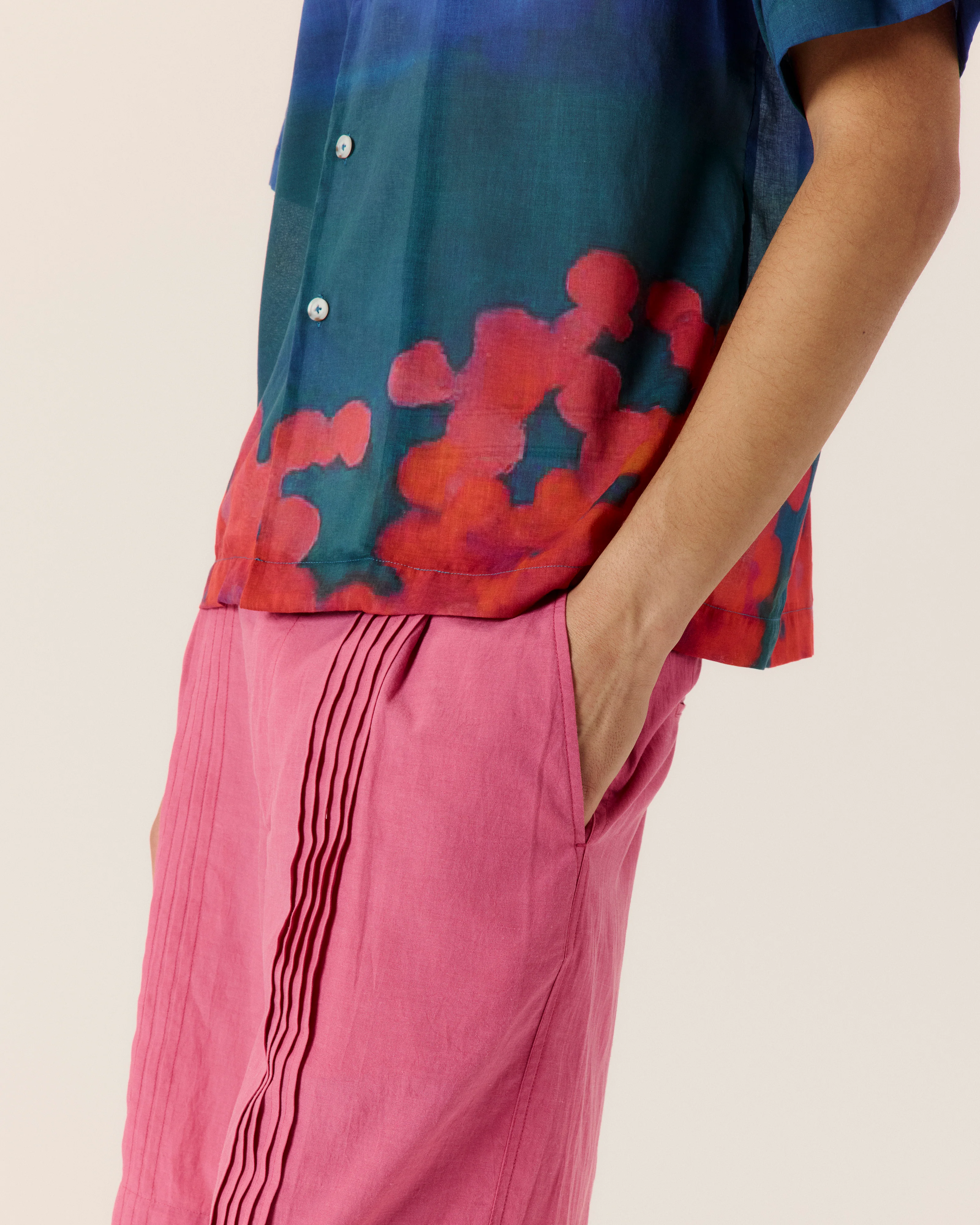 Midnight Horizon Camp Collar Shirt - Image 4
