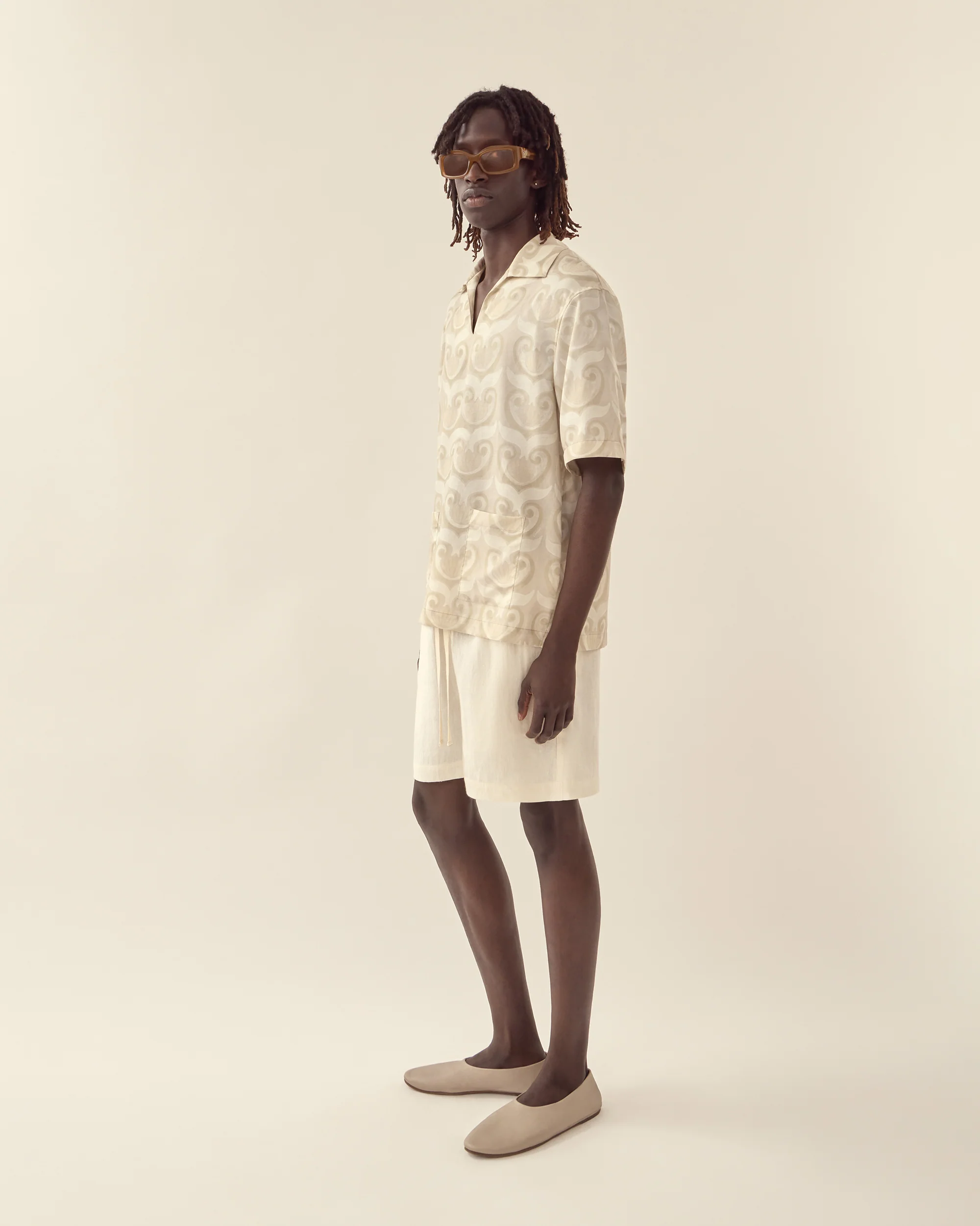 Linen Lounge Shorts - Image 5