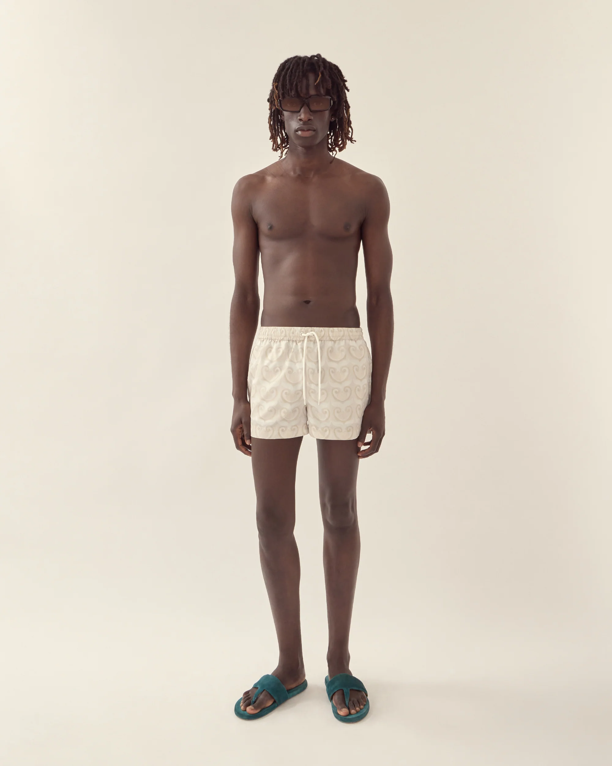 Painted Shell Print Short Swim Short