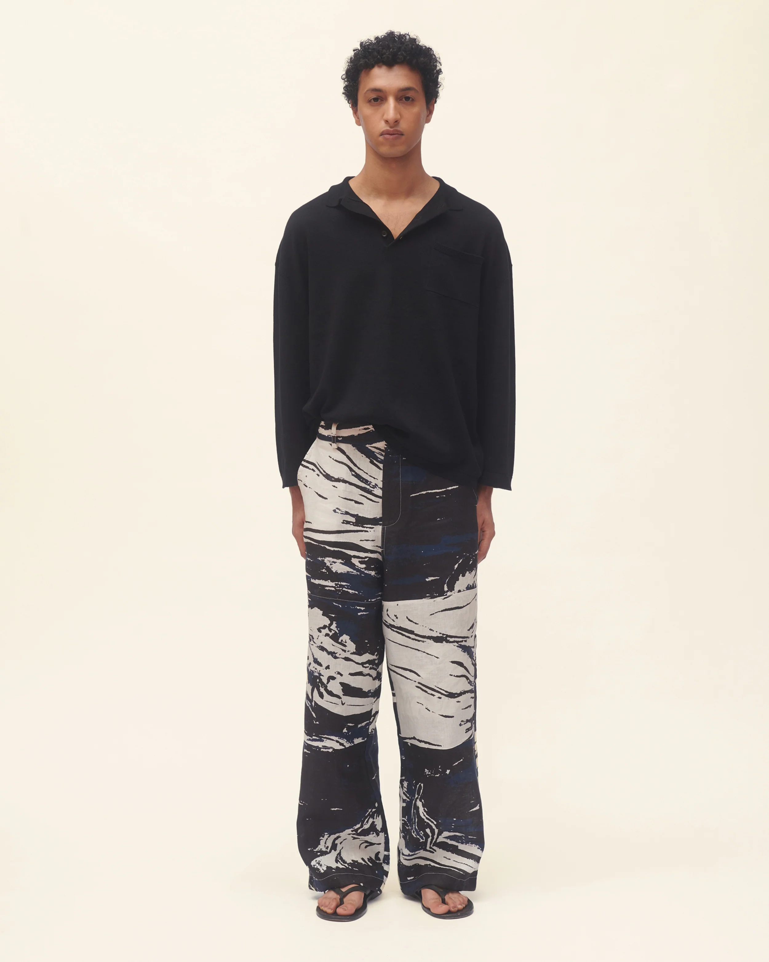 Painted Surf Patch Trouser
