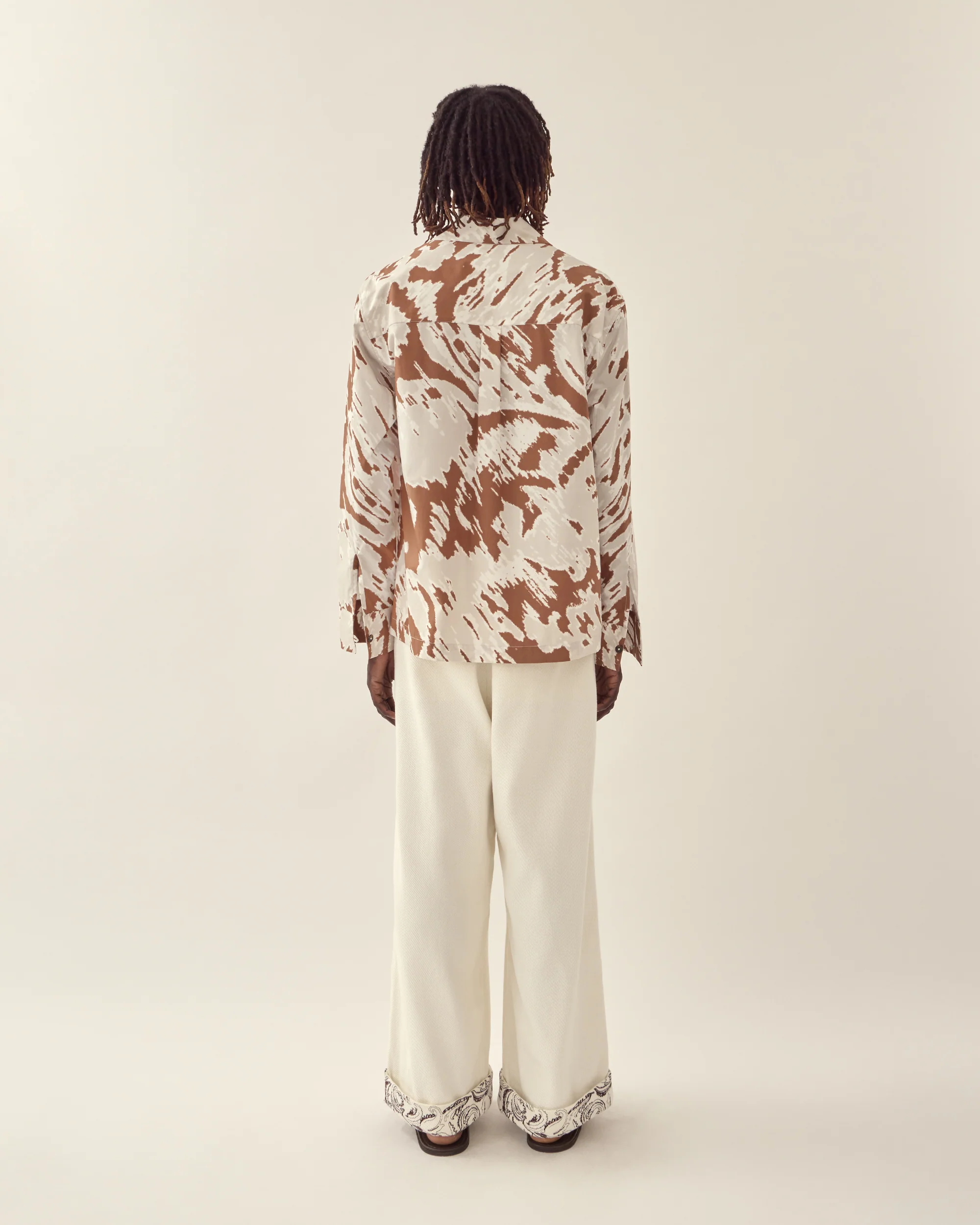 Paisley Embroidered Cuff Trouser - Image 3