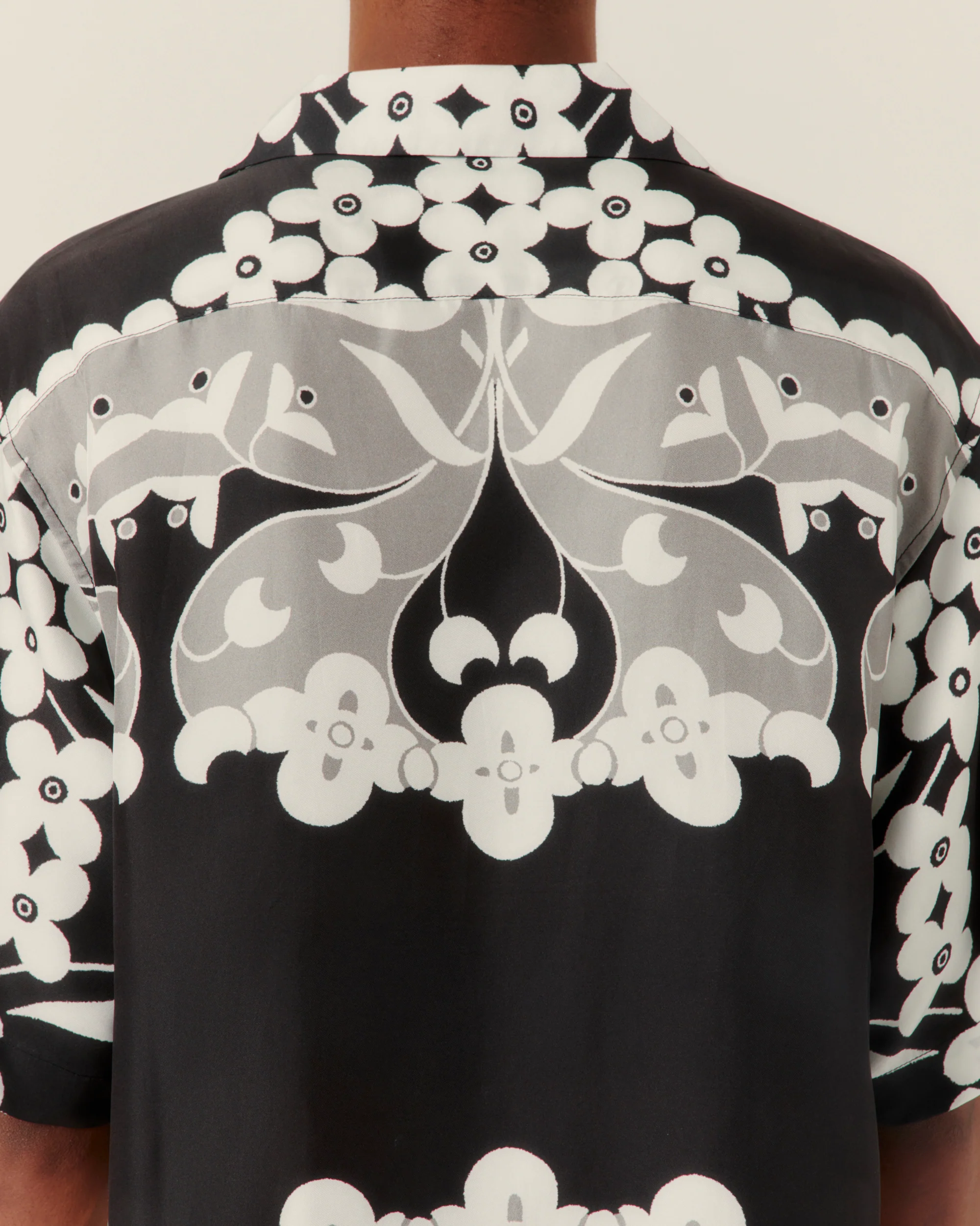 Paradise Floral Silk Camp Collar Shirt - Image 4