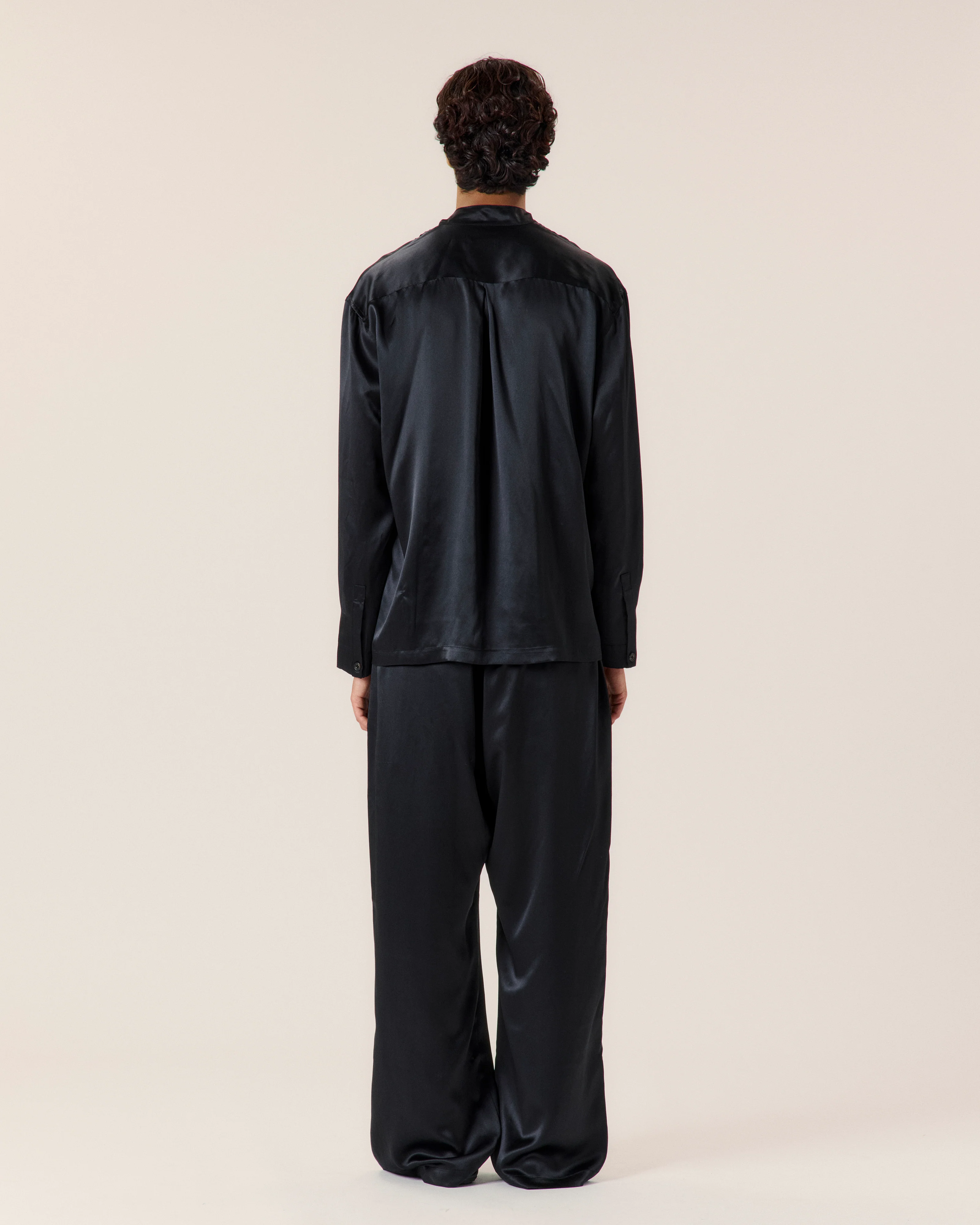 Pleated Silk Shirt - Image 3