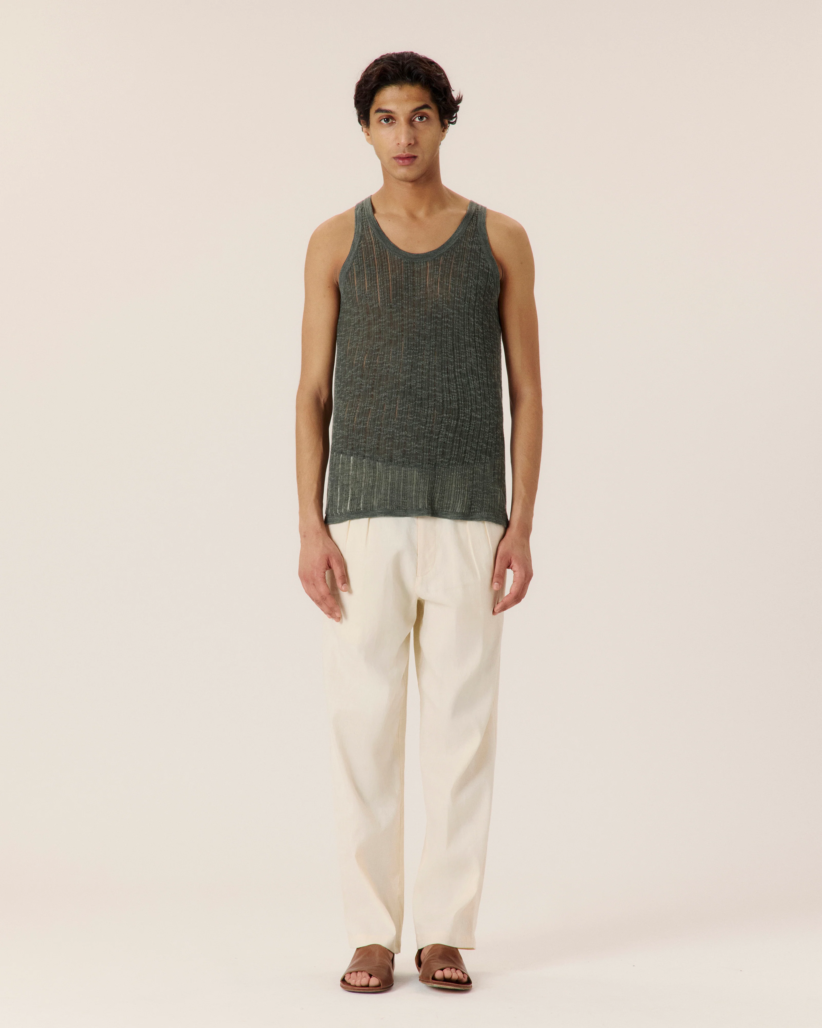 Pointelle Knit Tank
