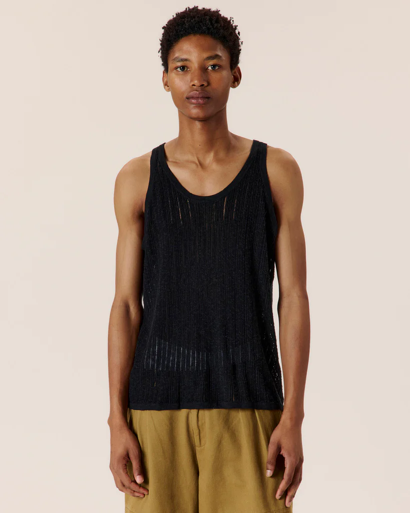 Pointelle Knit Tank - Image 3