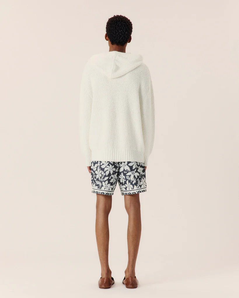 Relaxed Knit Hoodie - Image 3