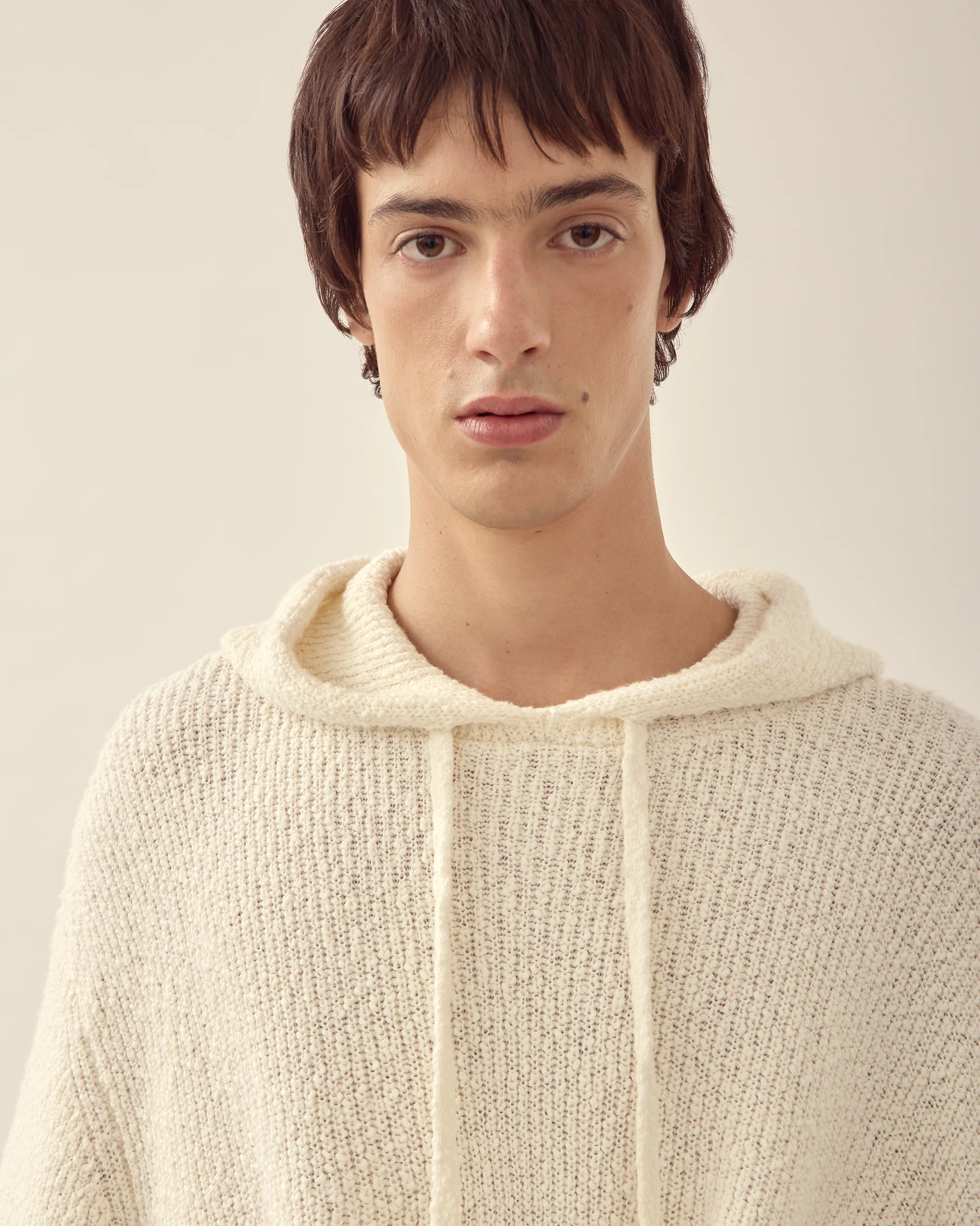 Relaxed Knit Hoodie - Image 5