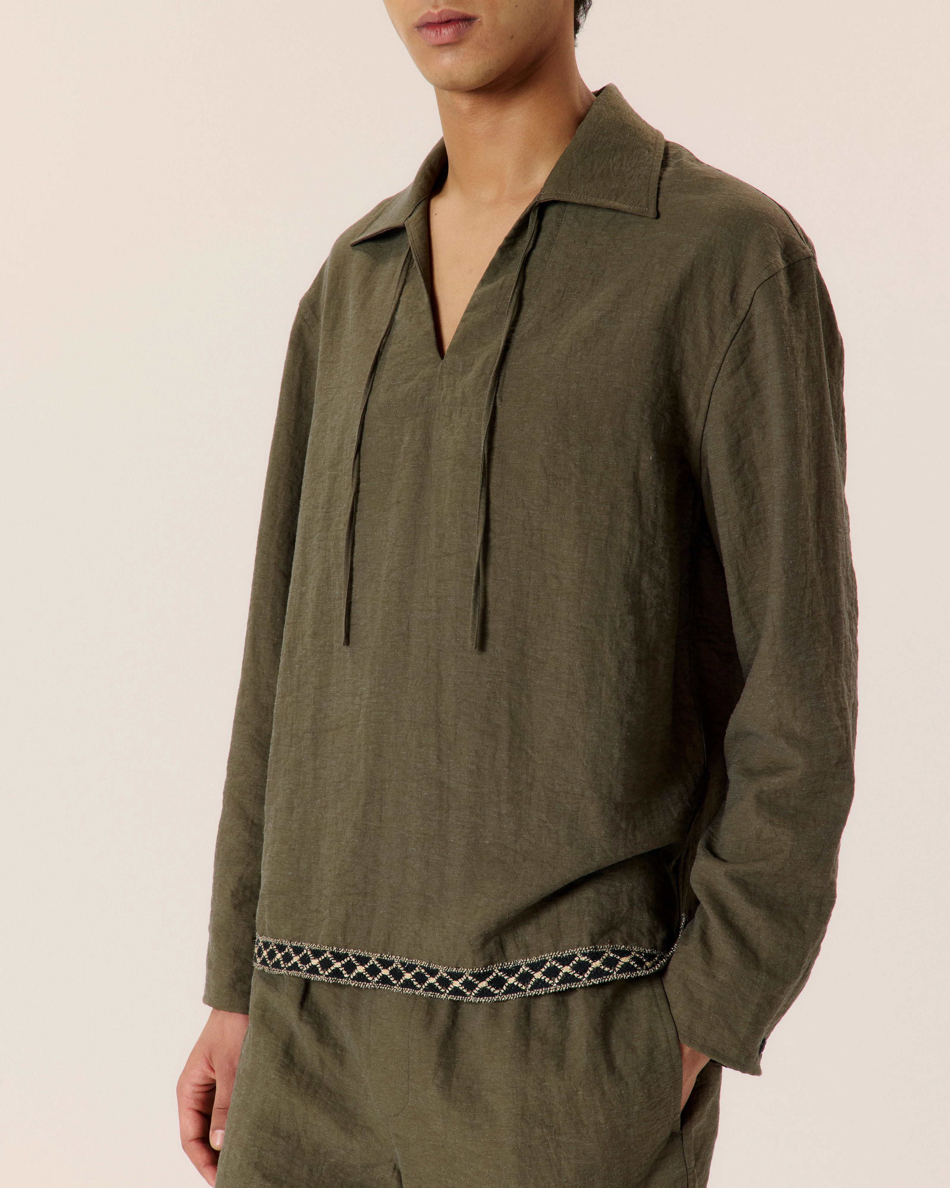 Resort Front Tie Shirt - Image 2