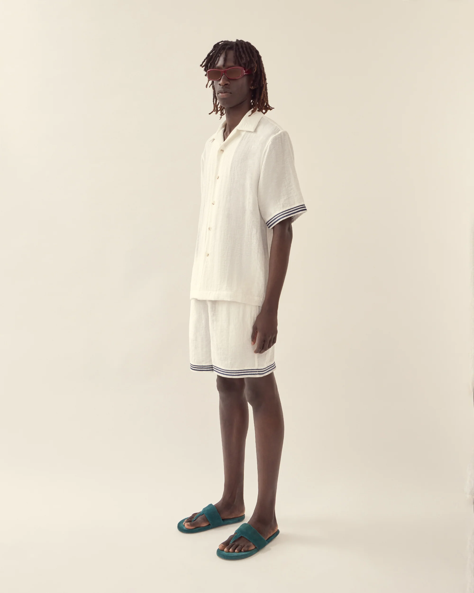 Rope Embroidery Short