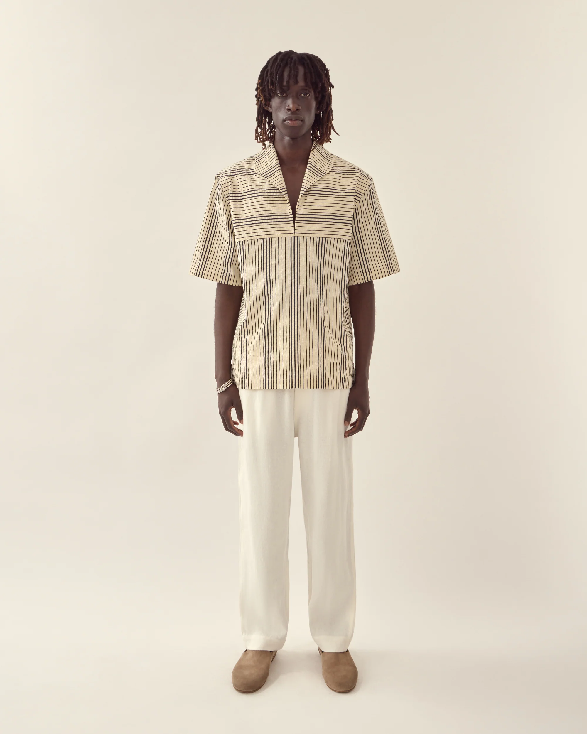 Rope Stripe Nautical Shirt