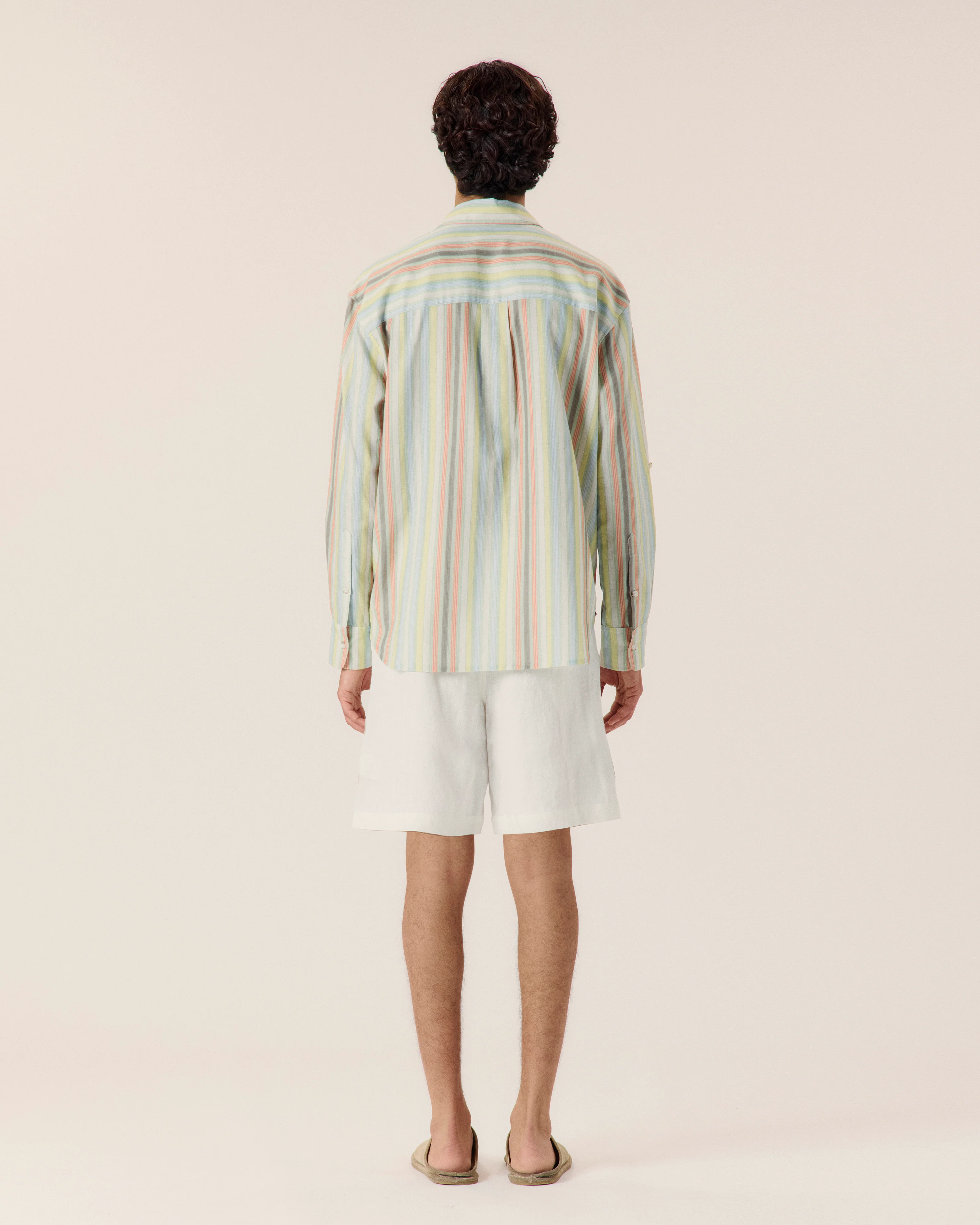 Sereno Stripe Button Up Shirt - Image 3
