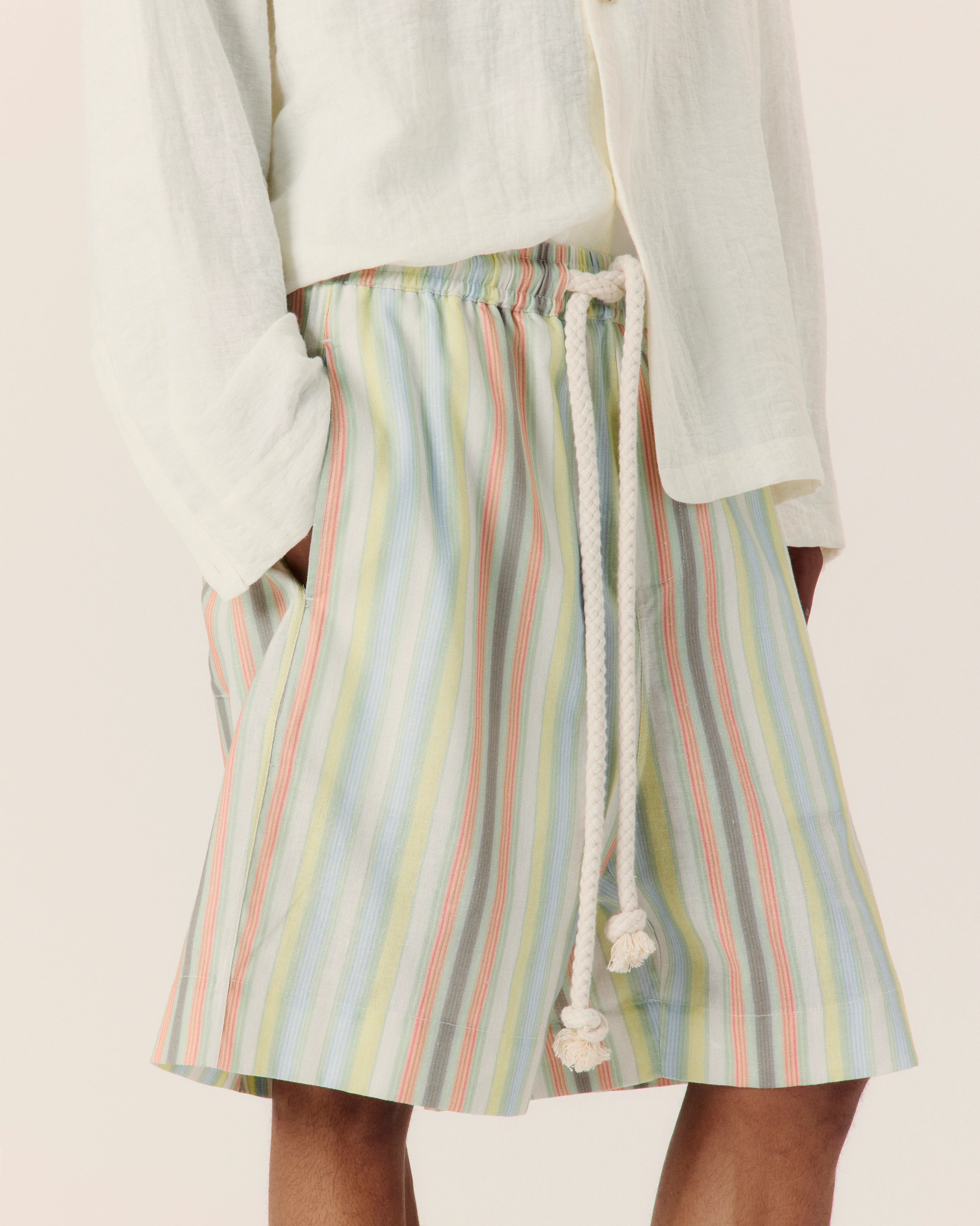 Sereno Stripe Relaxed Short