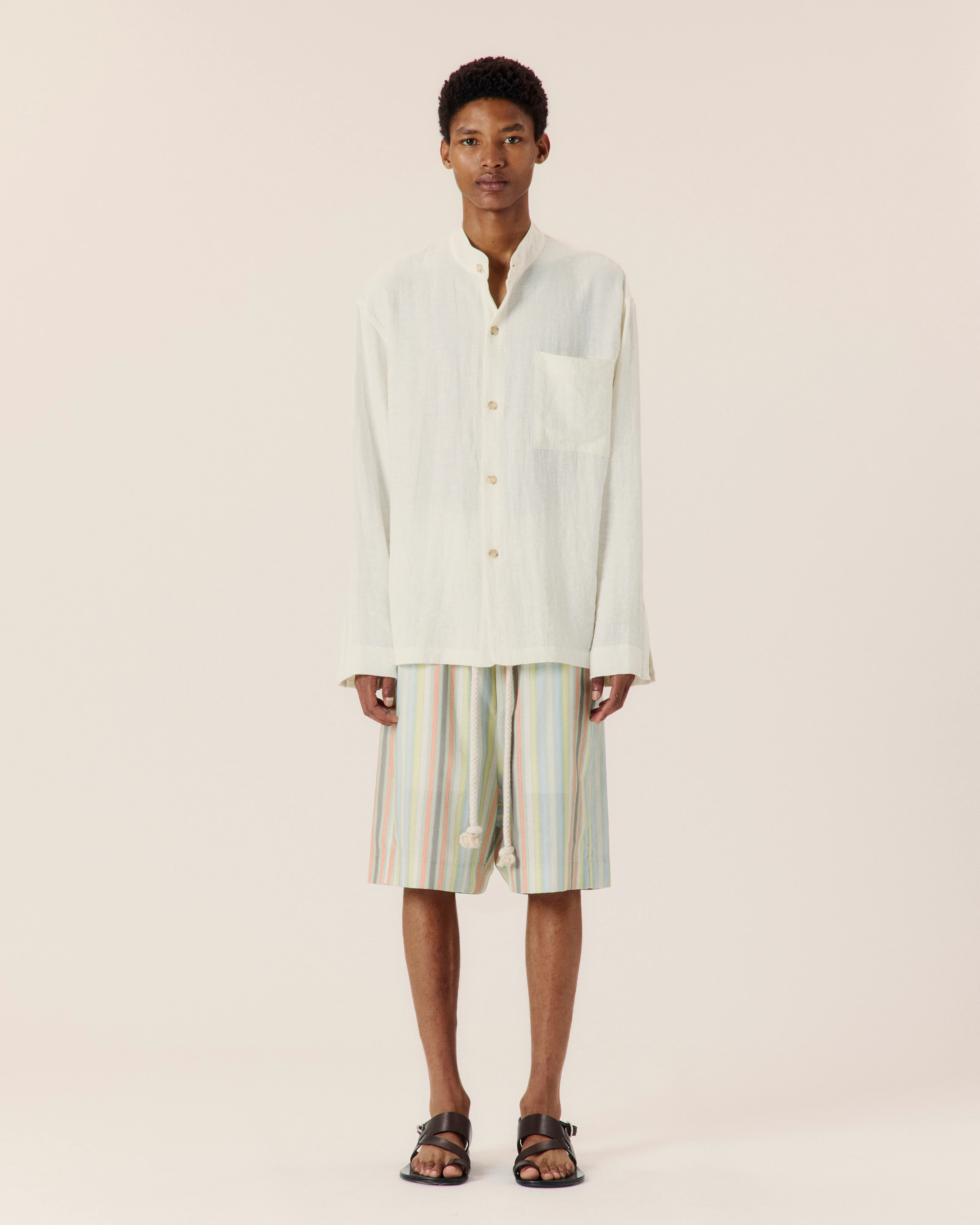 Sereno Stripe Relaxed Short - Image 2