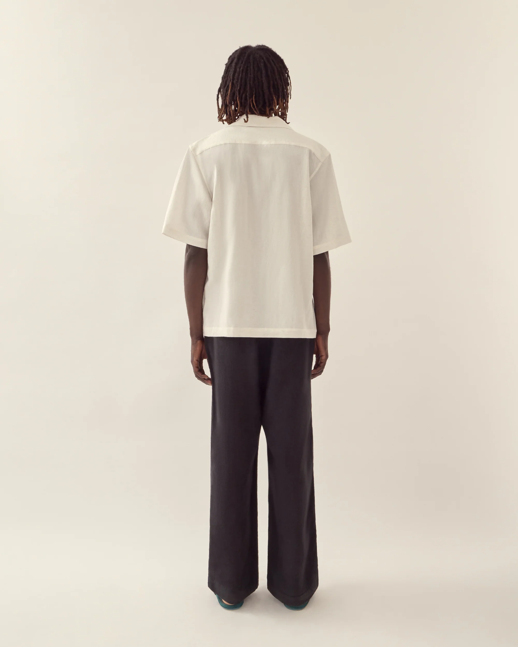 Shell Embroidered Camp Collar Shirt - Image 5
