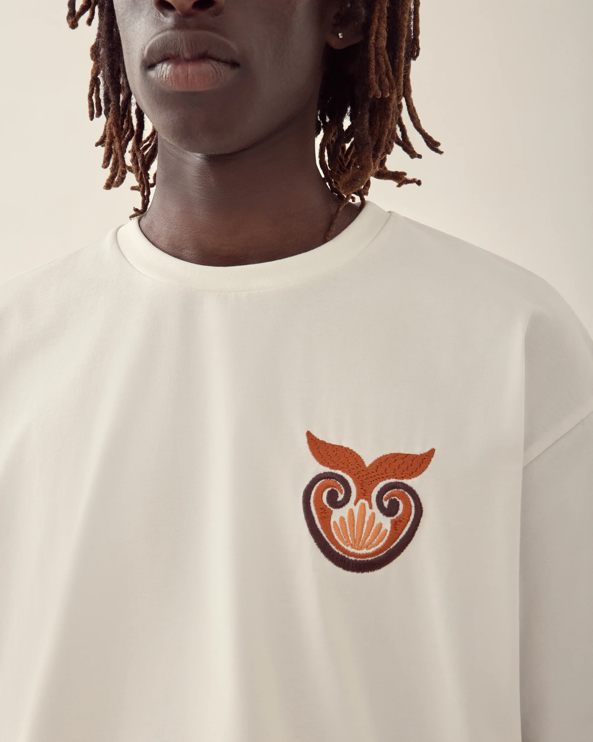 Shell Embroidered Tee - Image 2