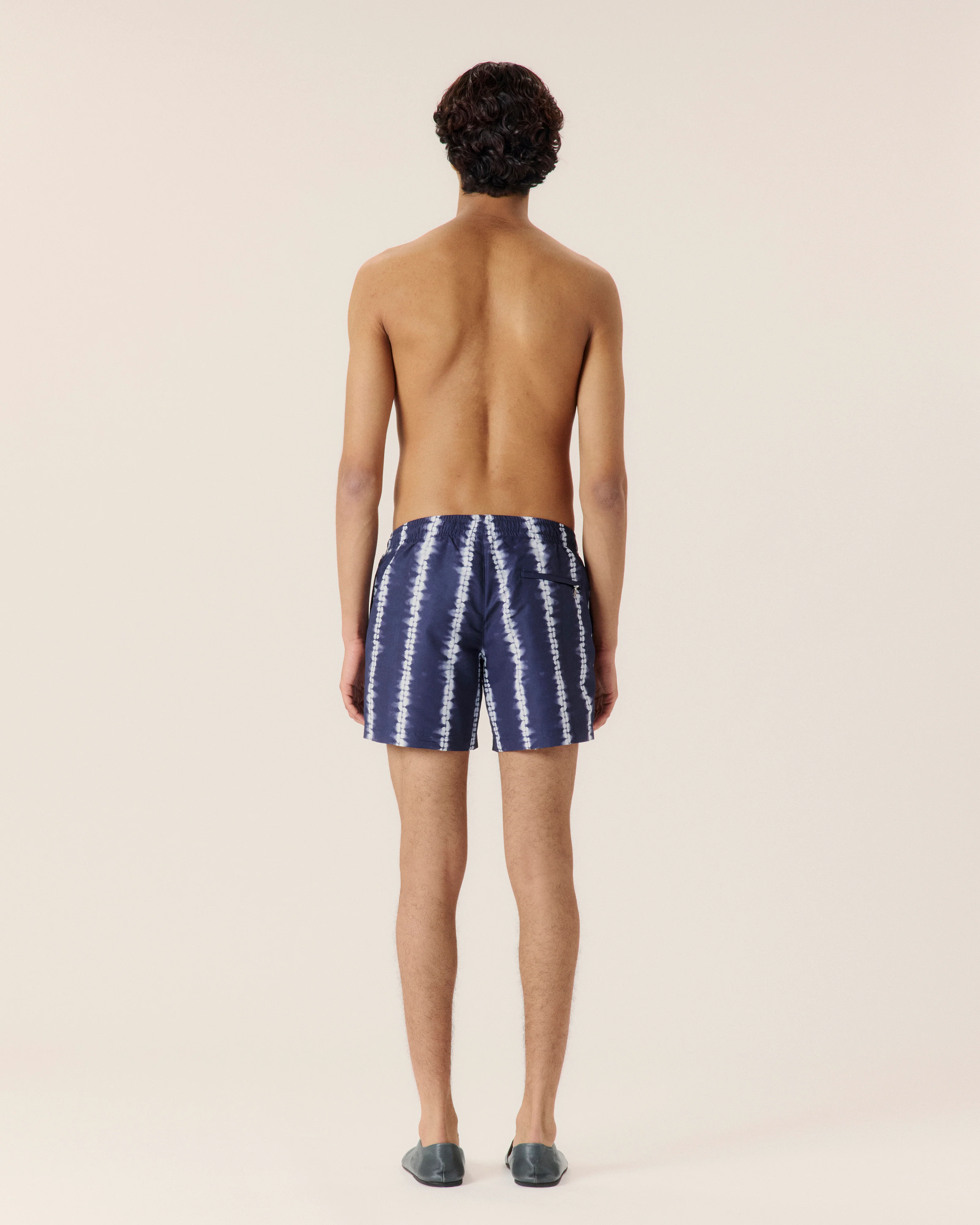 Shibori Stripe Classic Swim Short - Image 2