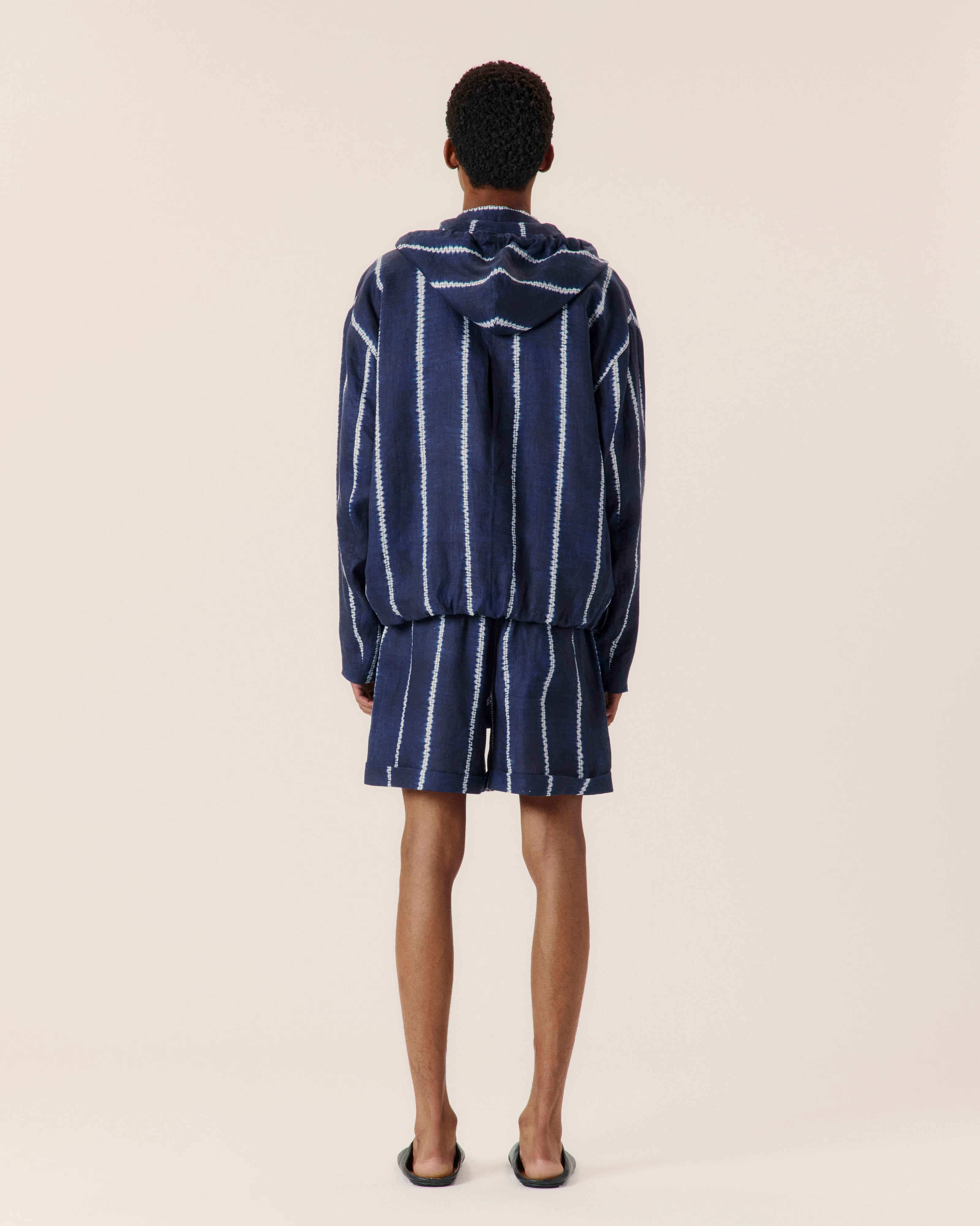 Shibori Stripe Hoodie - Image 2