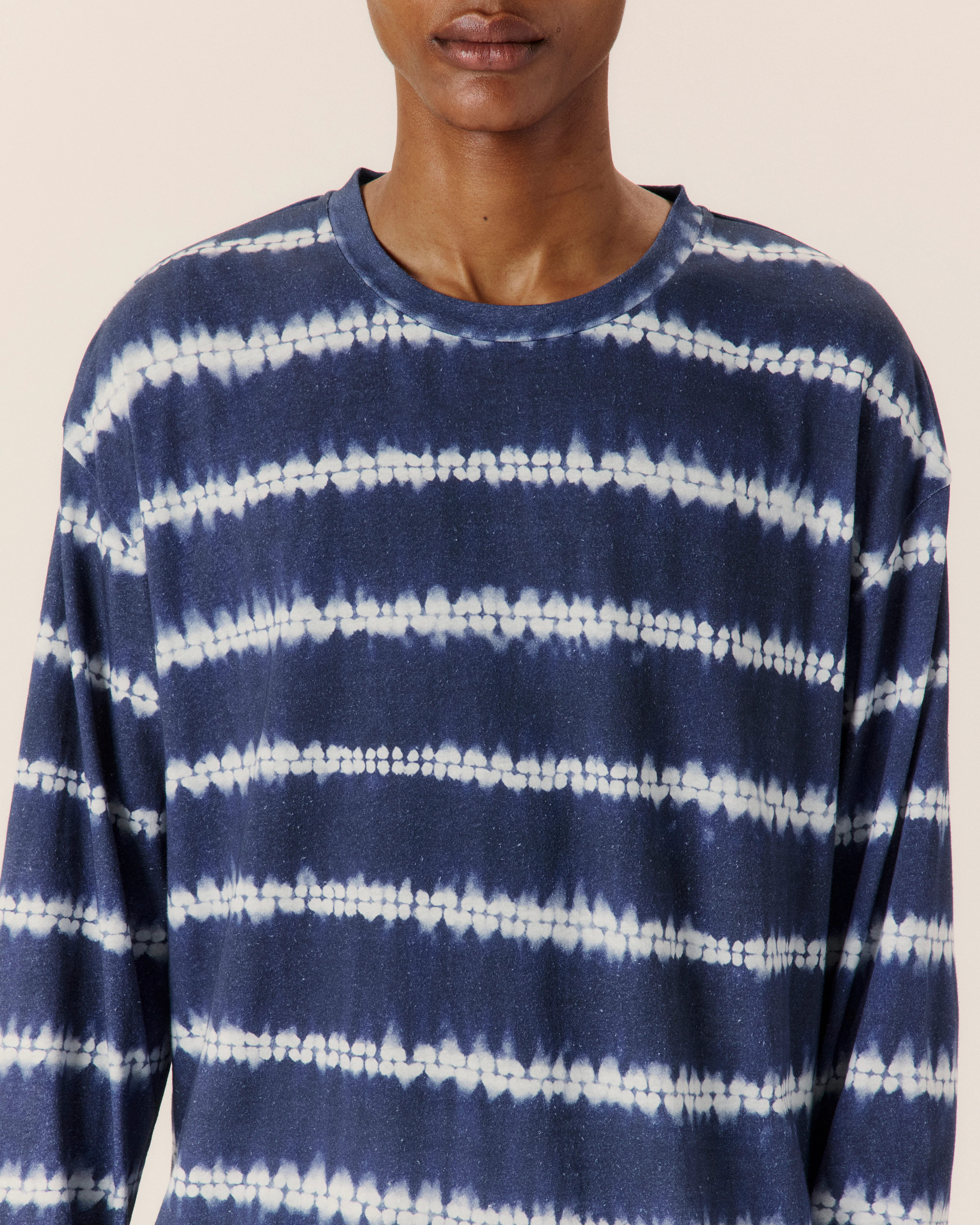 Shibori Stripe Tee - Image 3