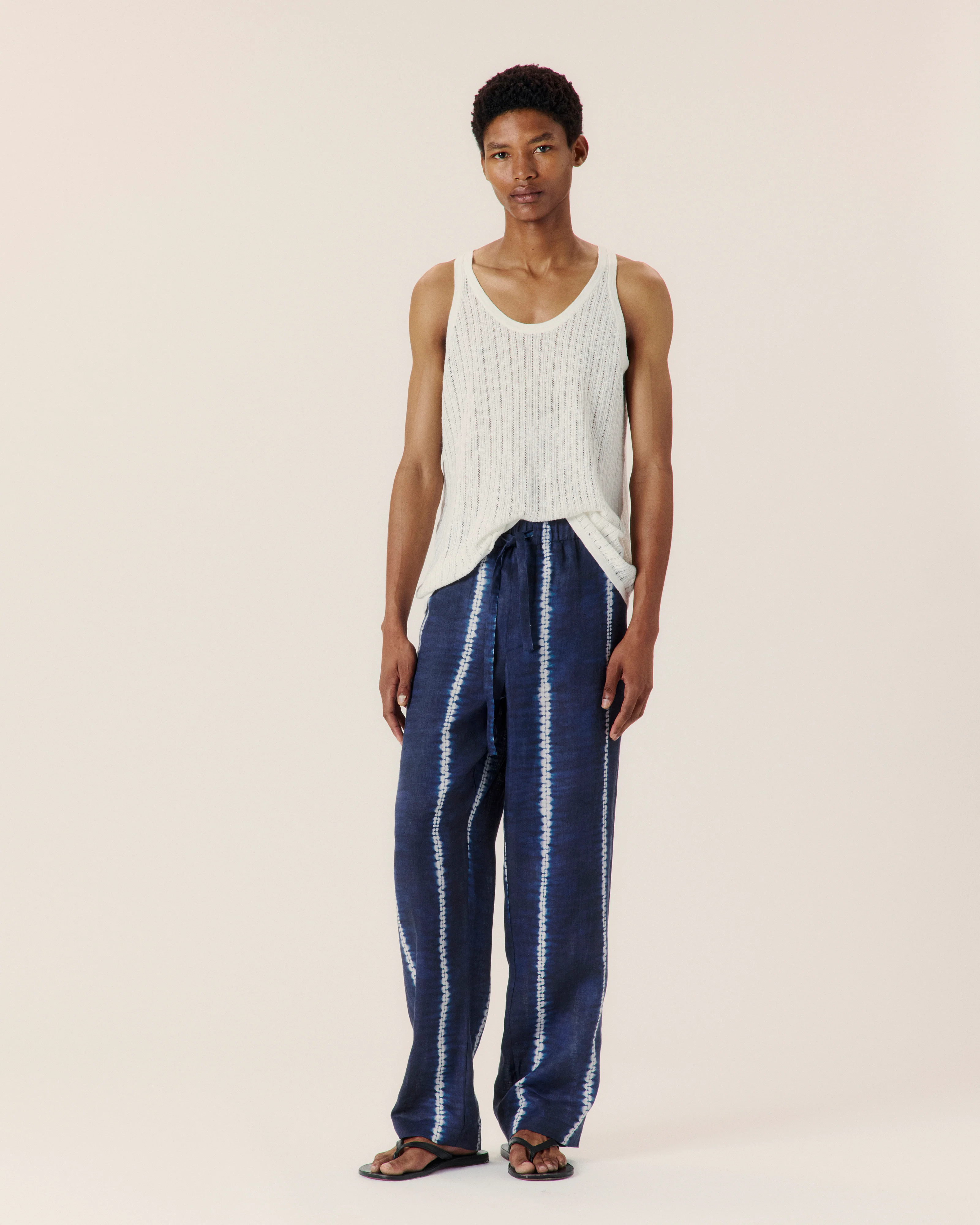 Shibori Stripe Trouser