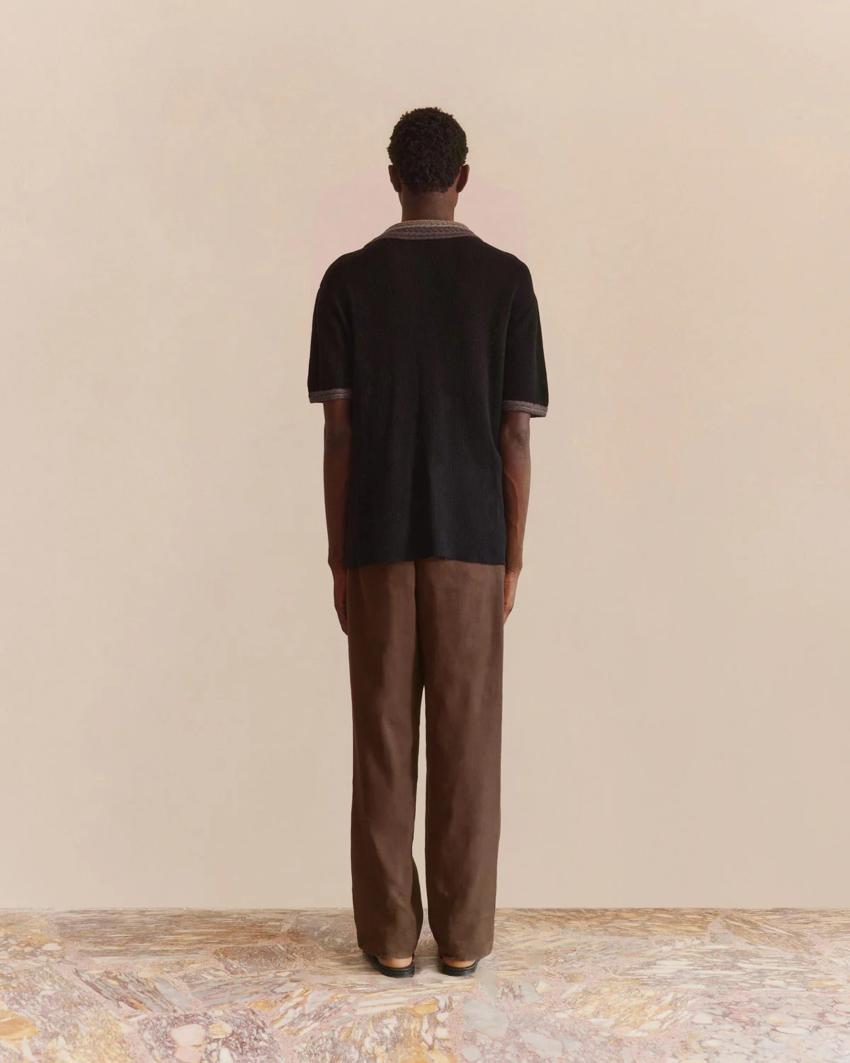 Tailored Trousers Chocolate - Image 3