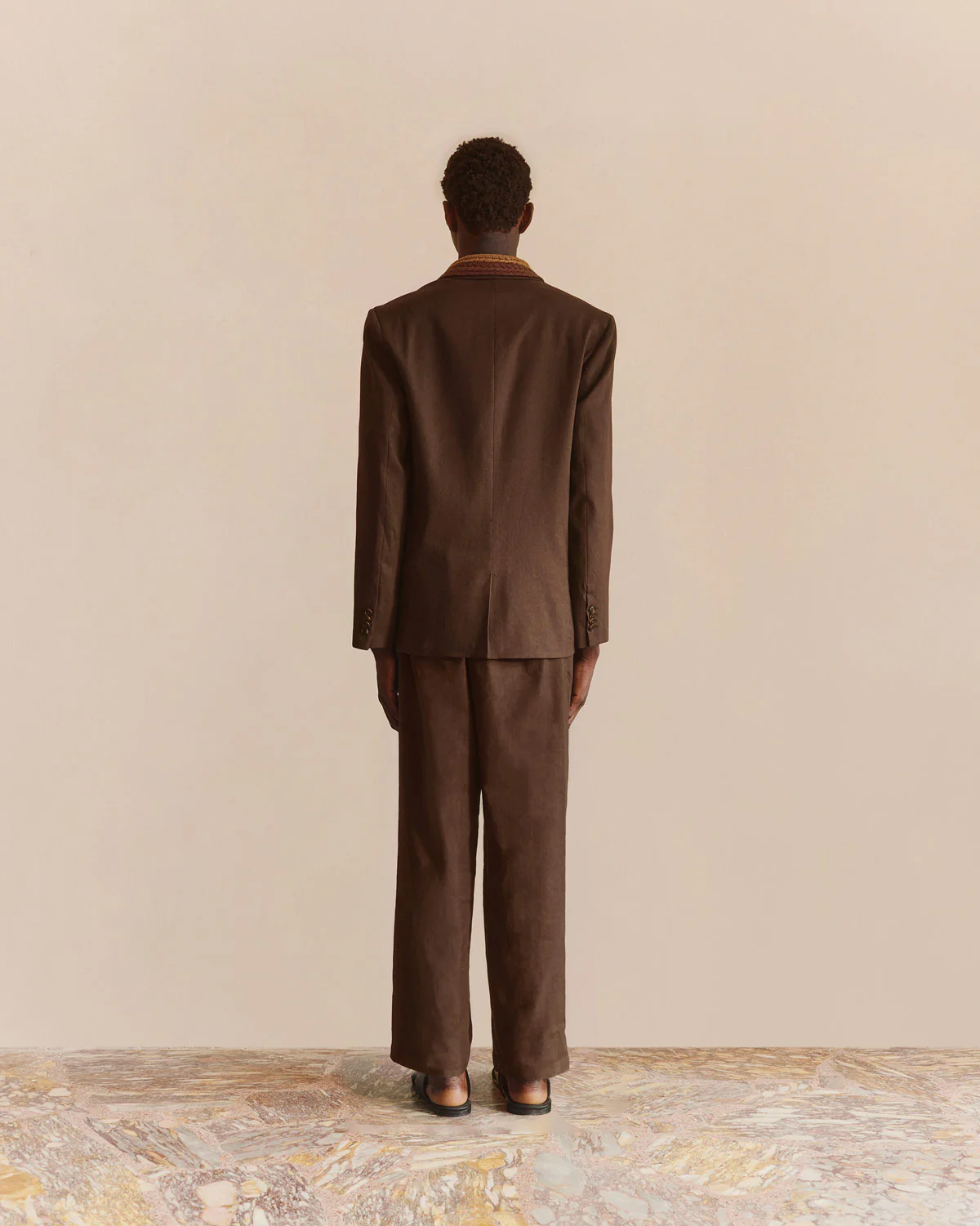 Tailored Trousers Chocolate - Image 5