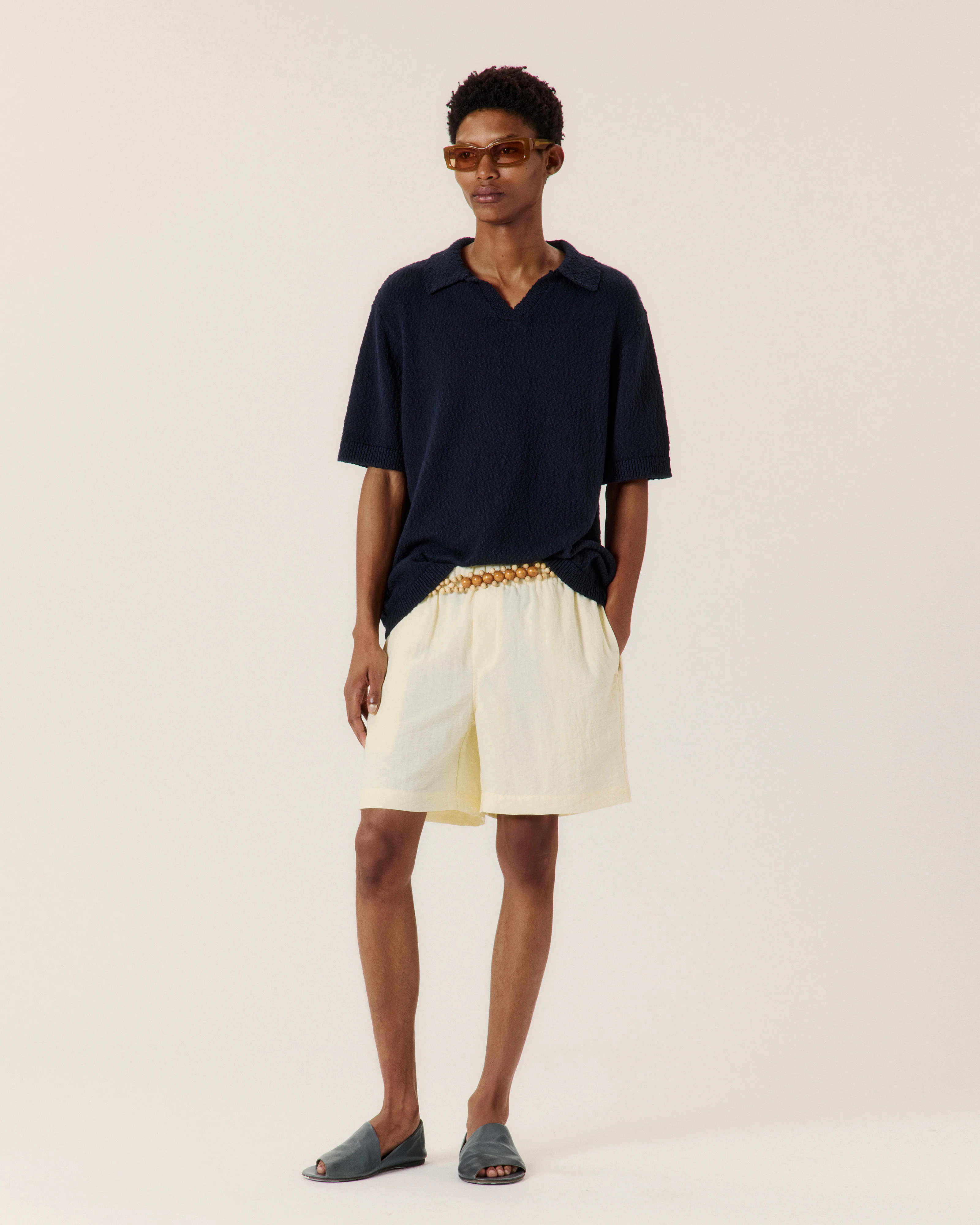 Textured Cotton Polo - Image 4