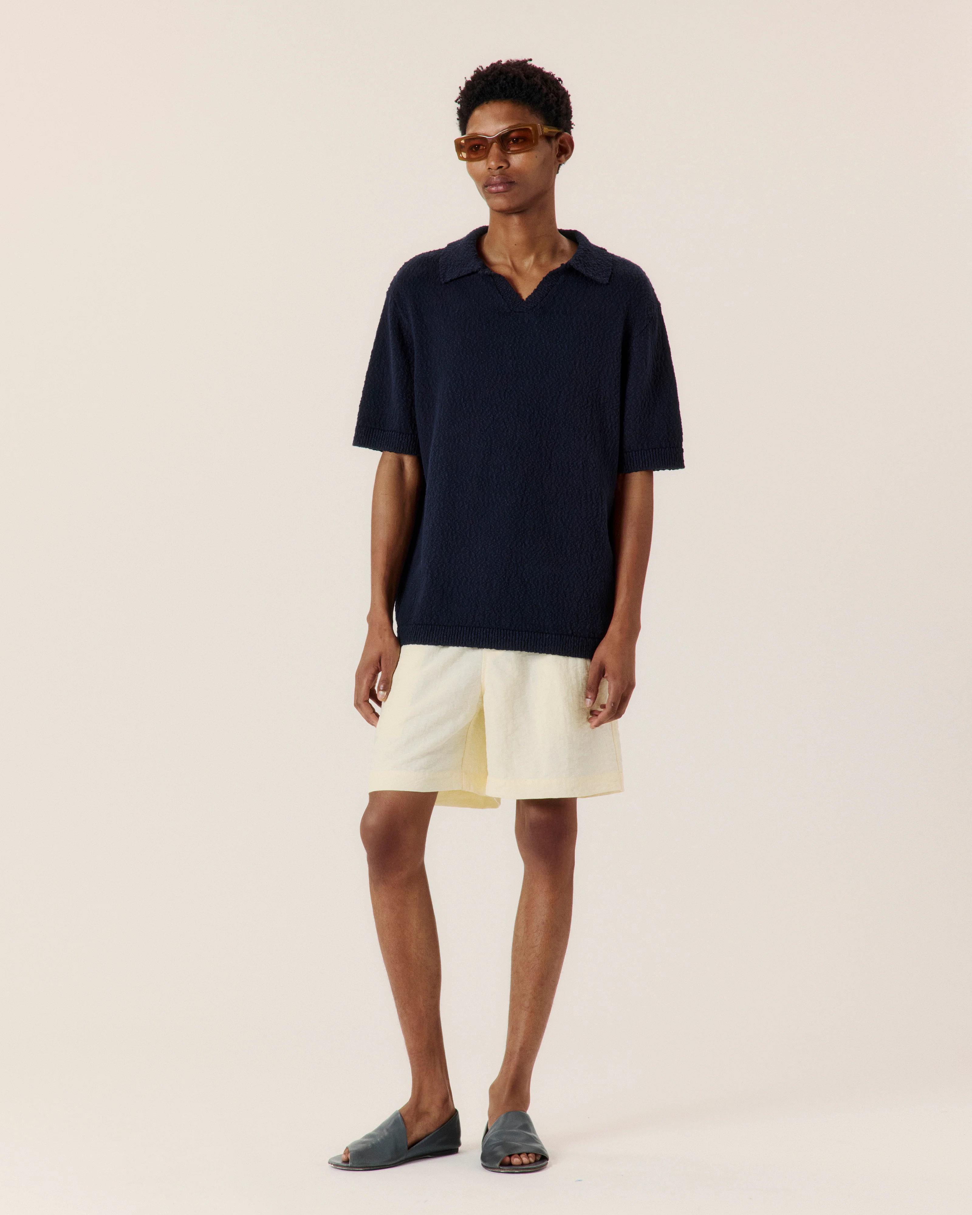 Textured Cotton Polo - Image 5