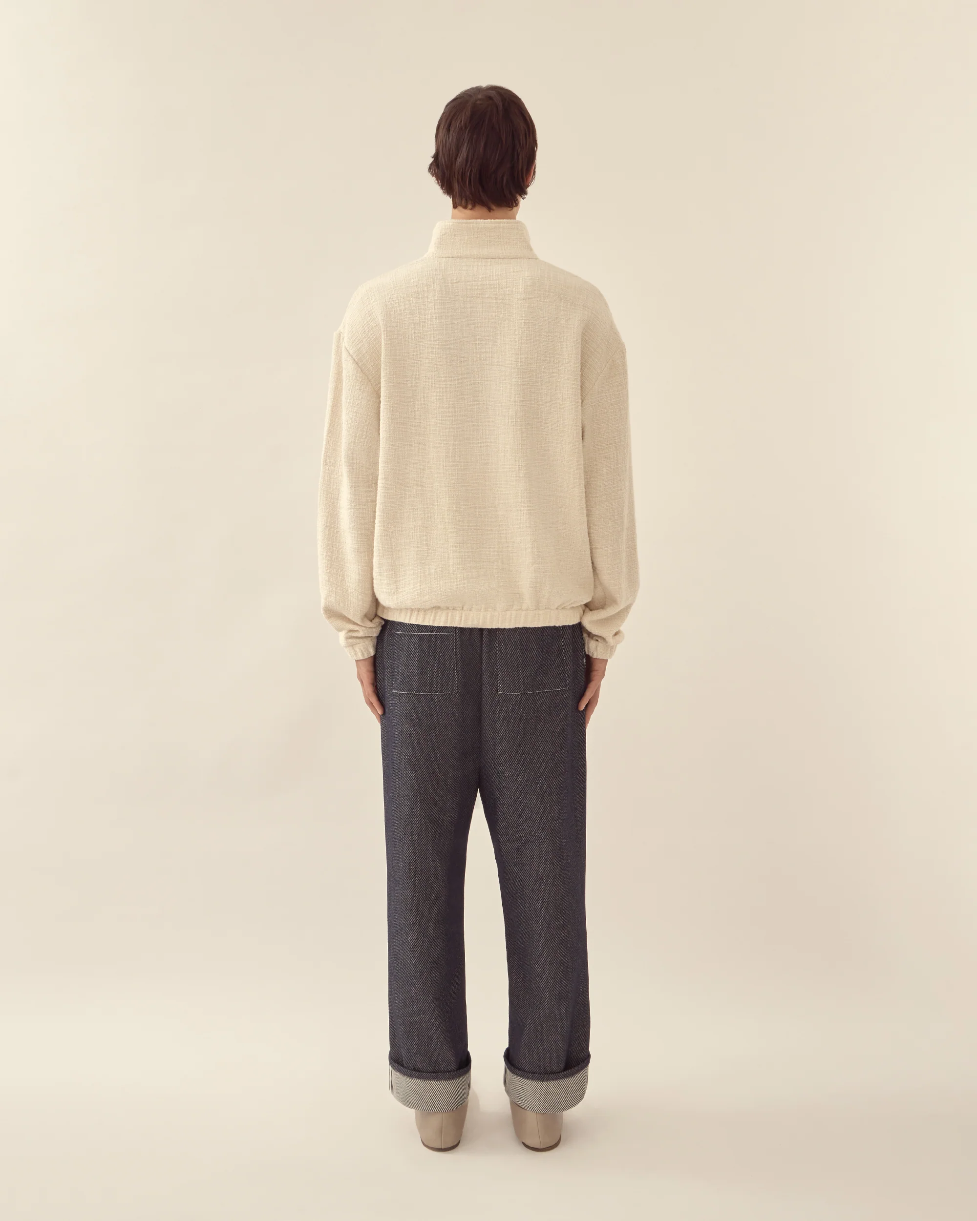 Textured Cotton Pullover - Image 5