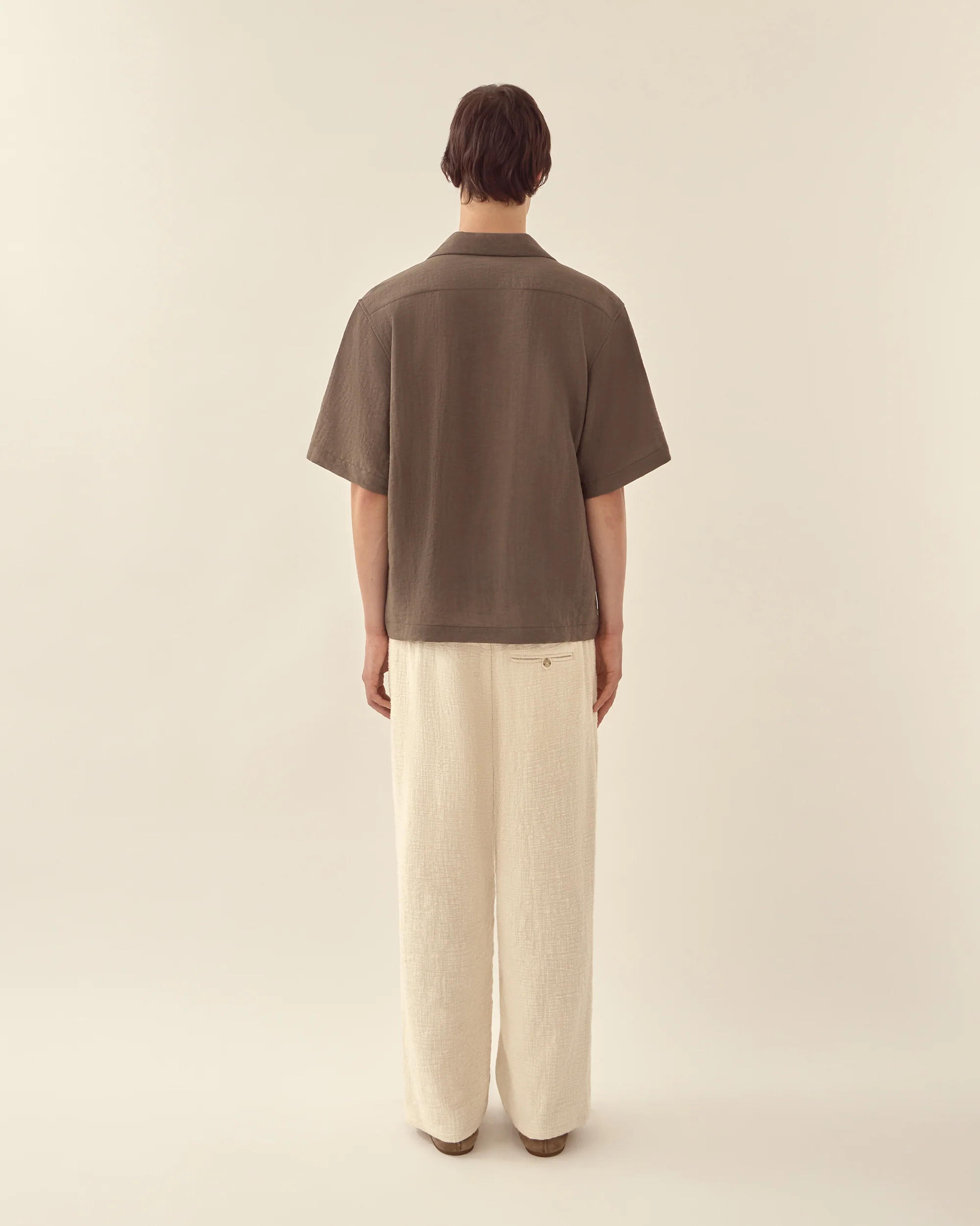 Textured Cotton Trouser - Image 3