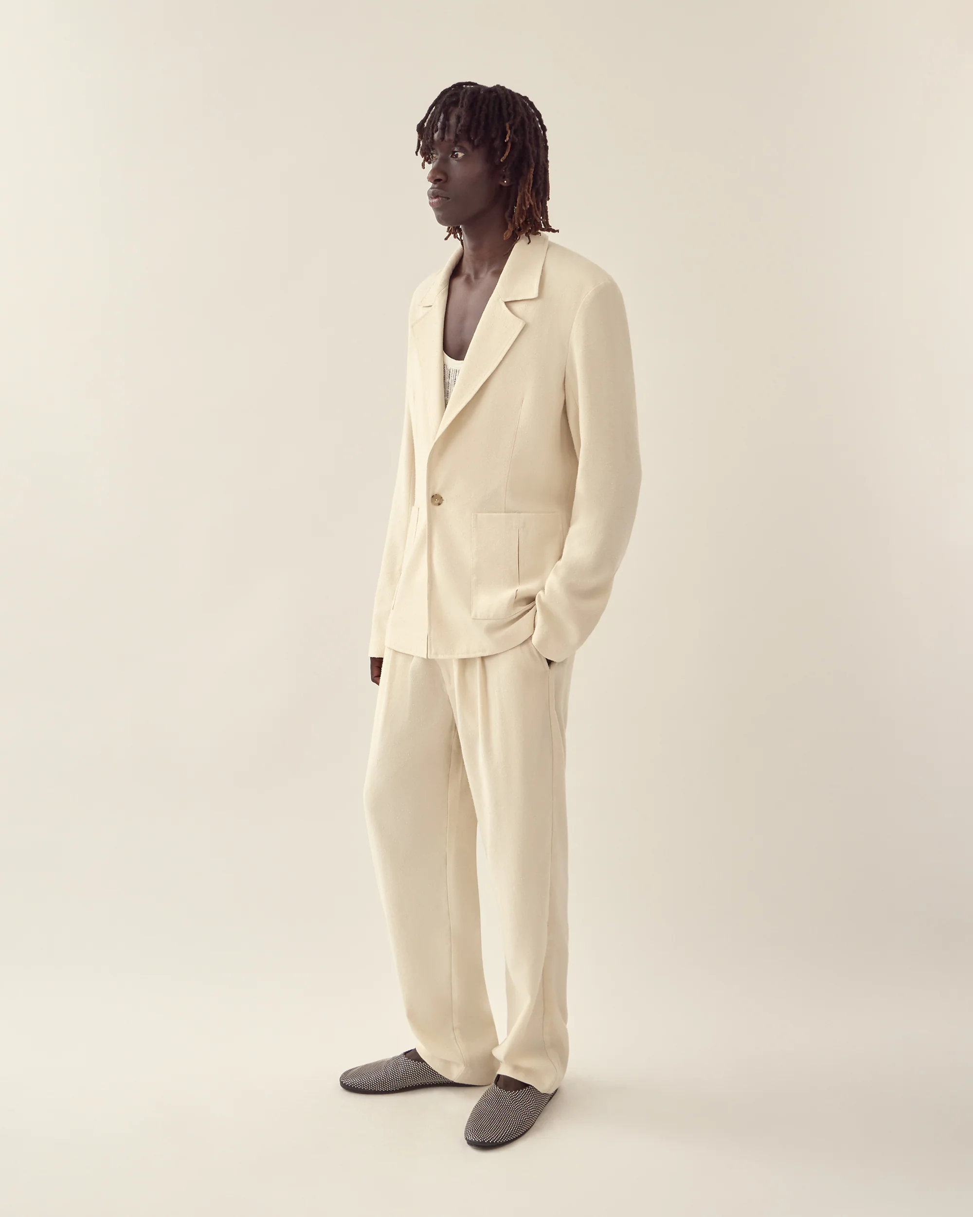 Textured Tailored Pant - Image 3