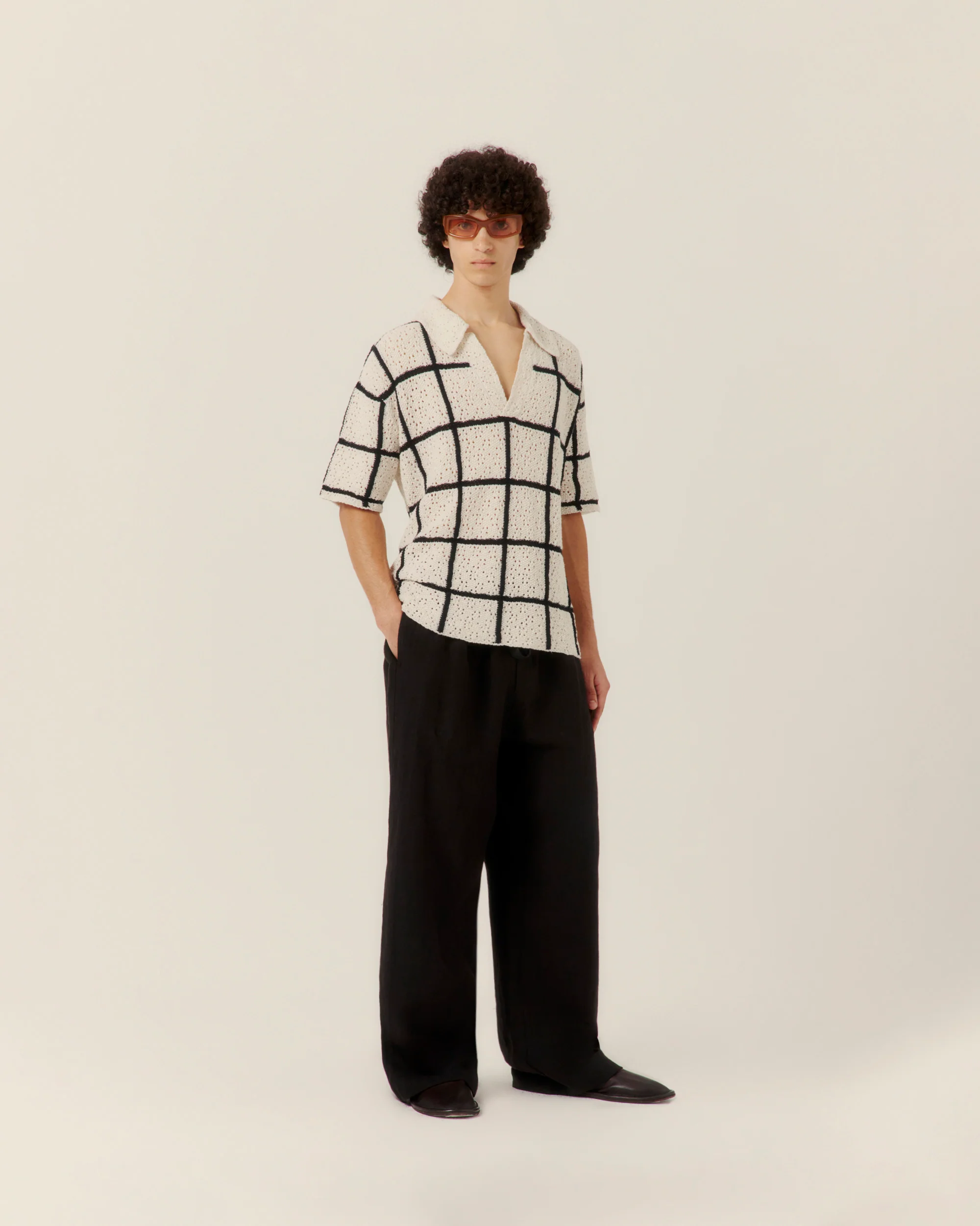 Wide Leg Linen Trousers - Image 10