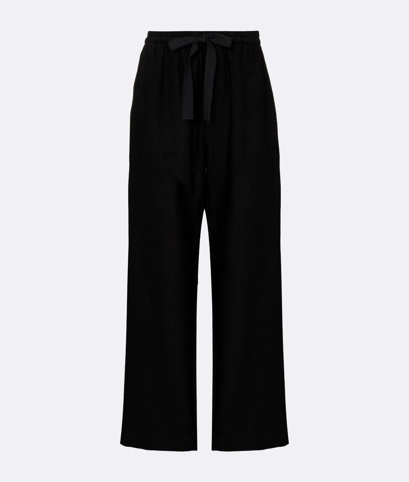 Wide Leg Linen Trousers - Image 13