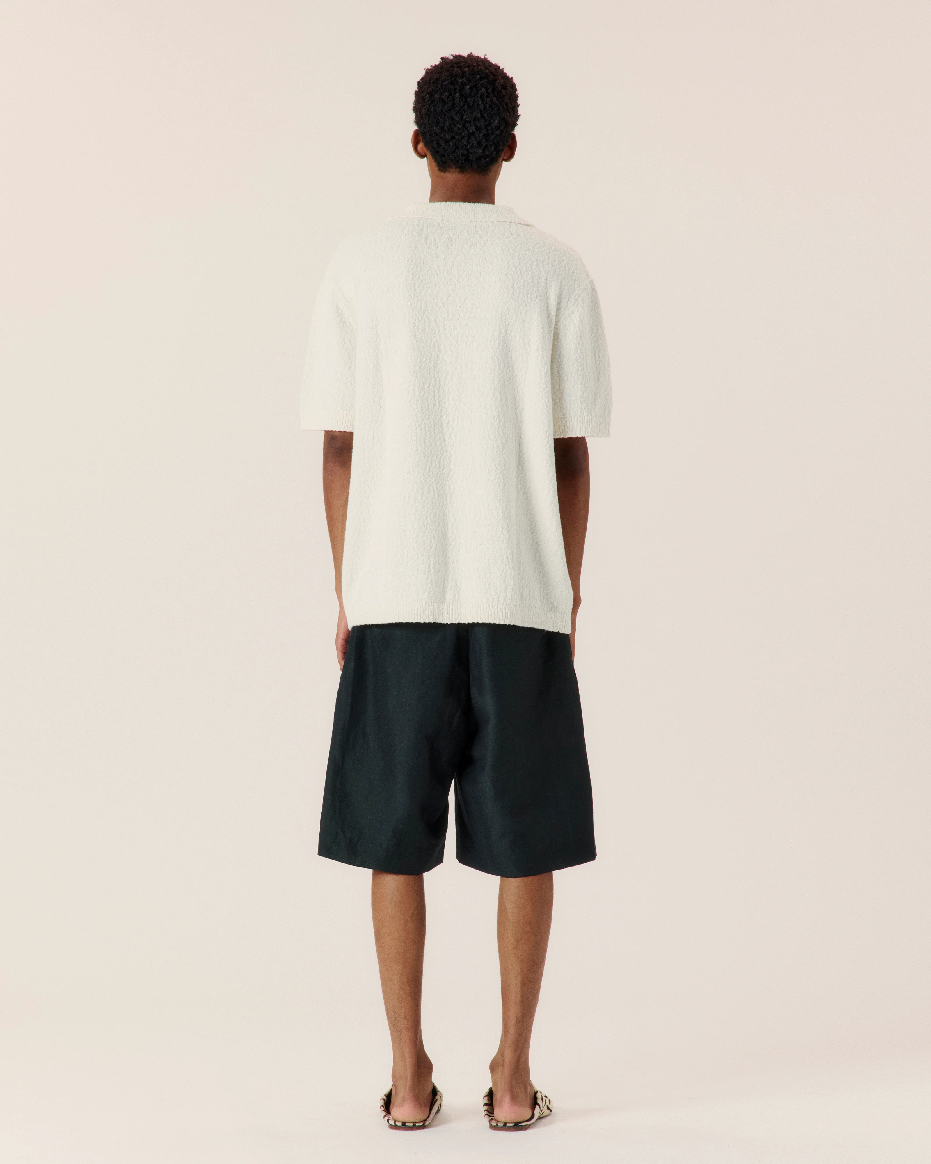 Wool Linen Tailored Short - Image 2